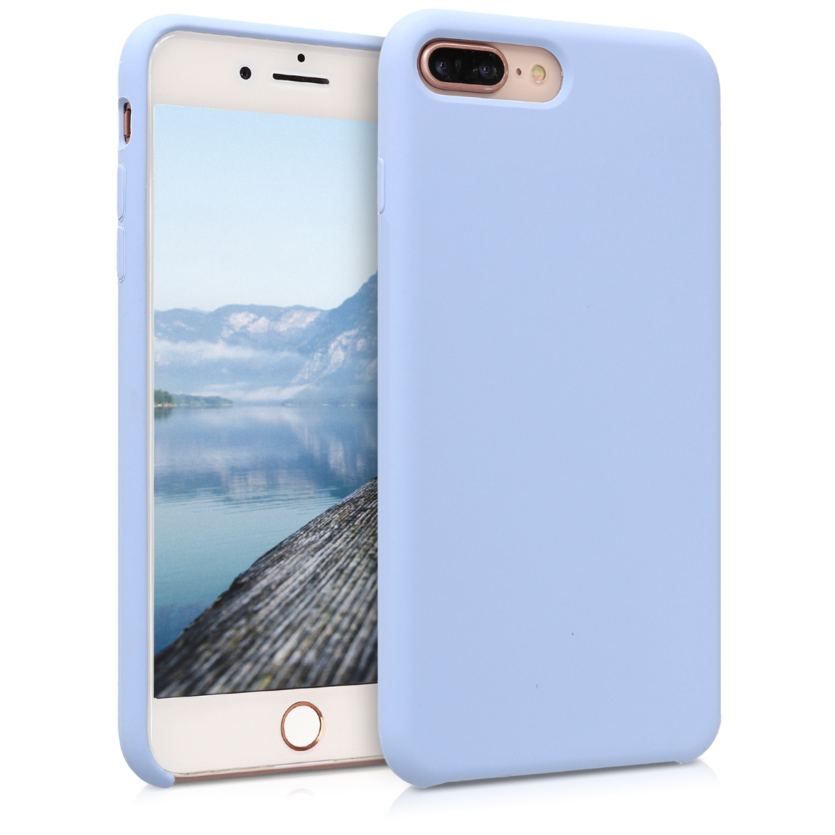 Silikonový kryt kwmobile pro Apple iPhone 7 Plus / iPhone 8 Plus - modrá