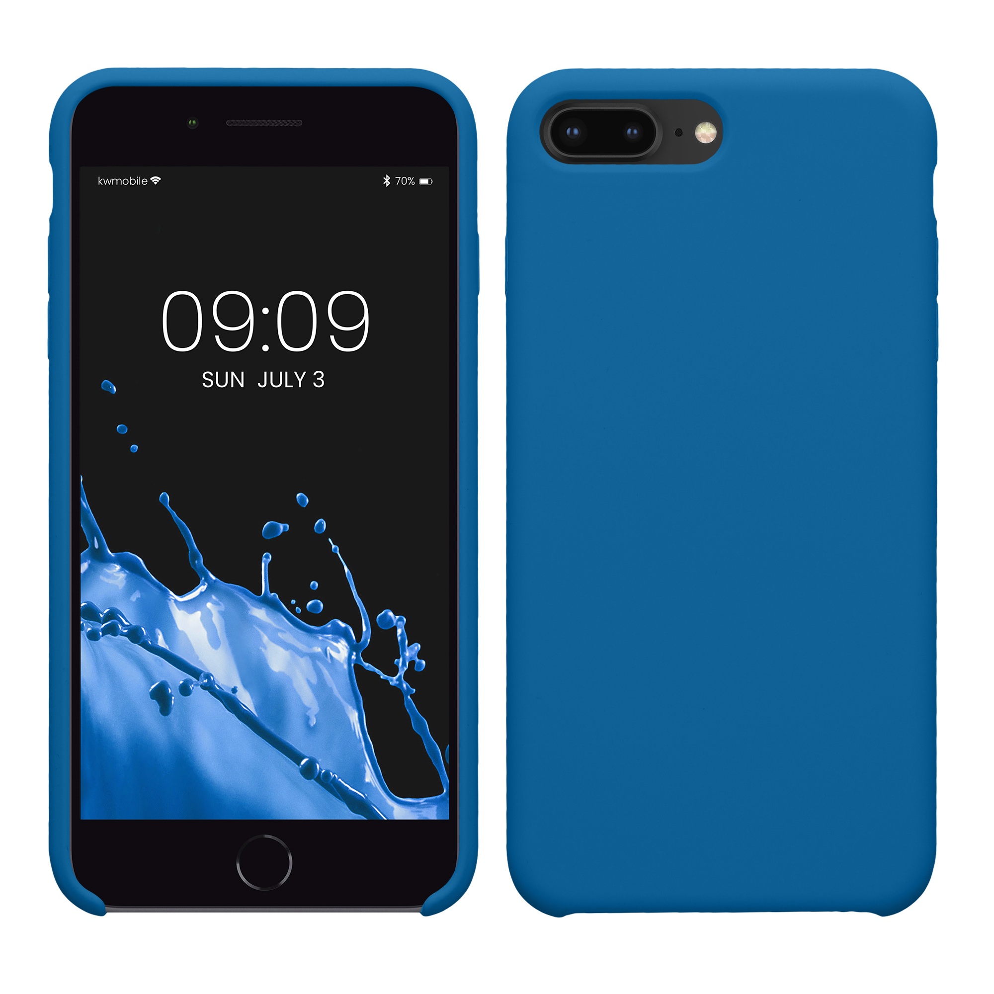 Silikonový kryt kwmobile pro Apple iPhone 7 Plus / iPhone 8 Plus - modrá