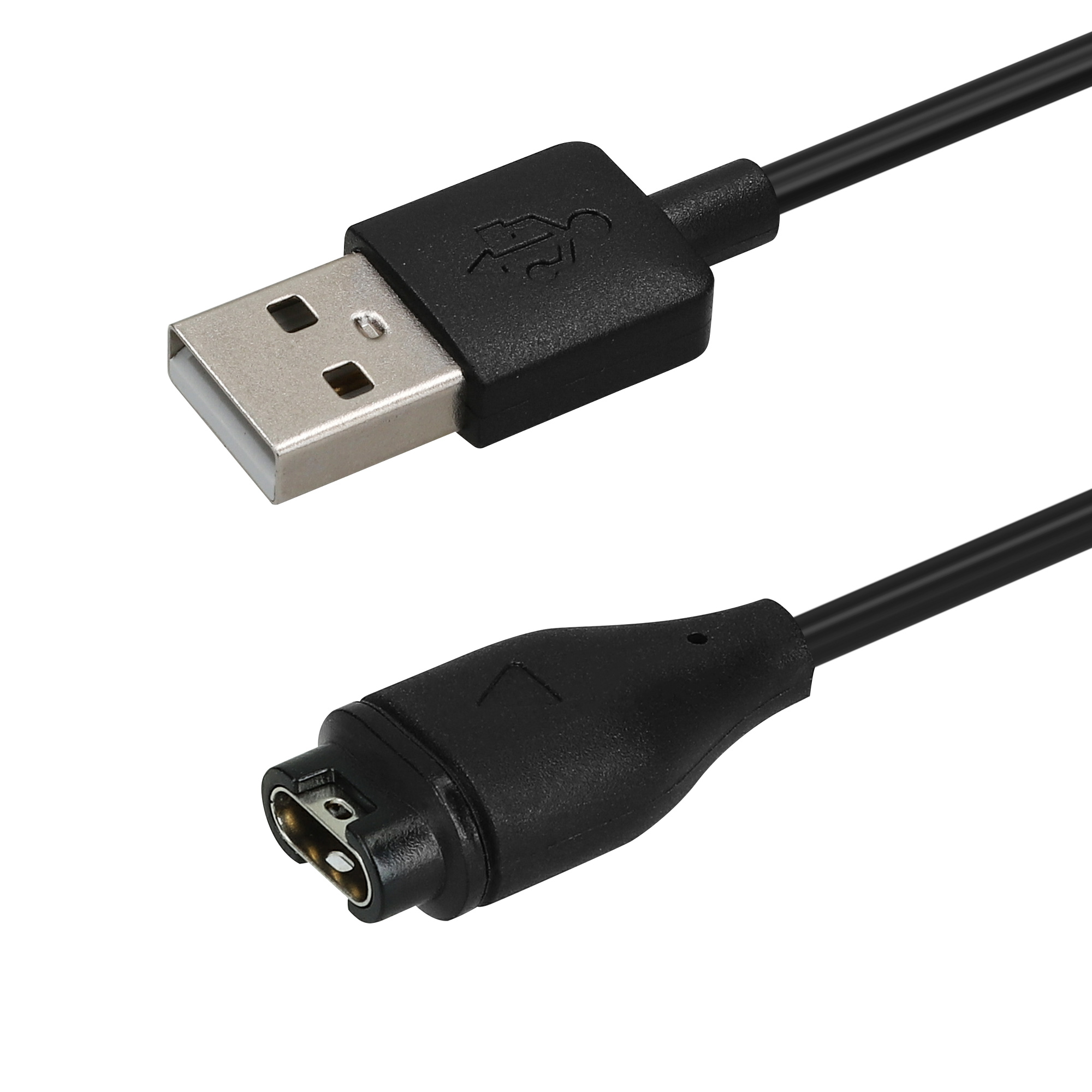 Nabíjecí kabel kwmobile pro Garmin Vivoactive 3/4, Vivosport, Venu 2/Sq, Fenix 5/6/7 - černá