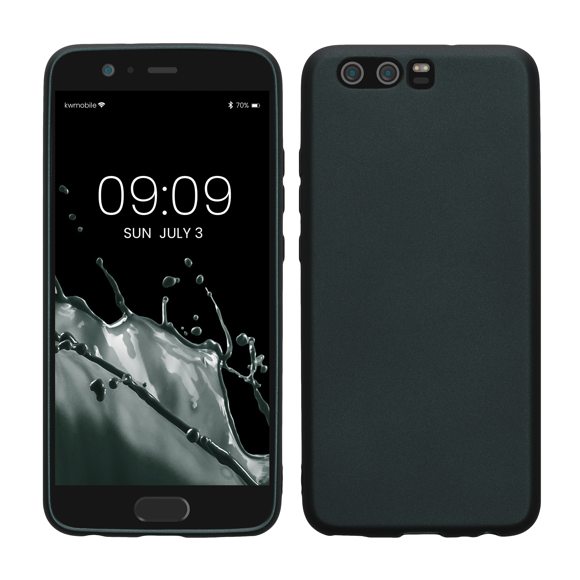 Kryt kwmobile pro Huawei P10, metalicky petrolejová