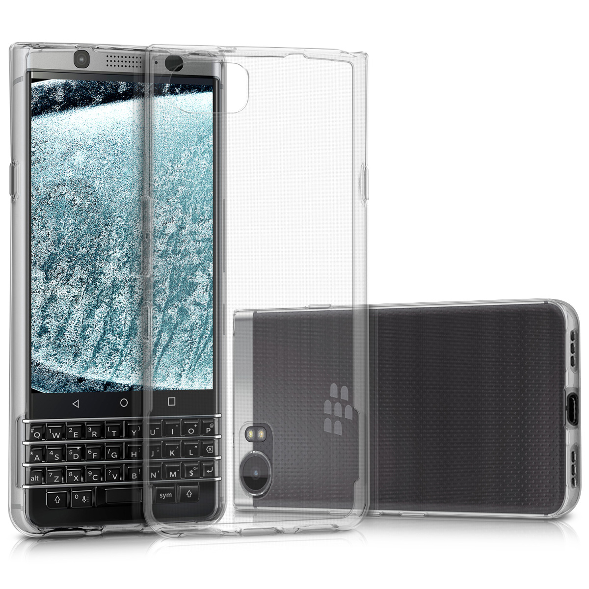 Čirý kryt na mobil kwmobile pro Blackberry KEYone (Key1) - čirá