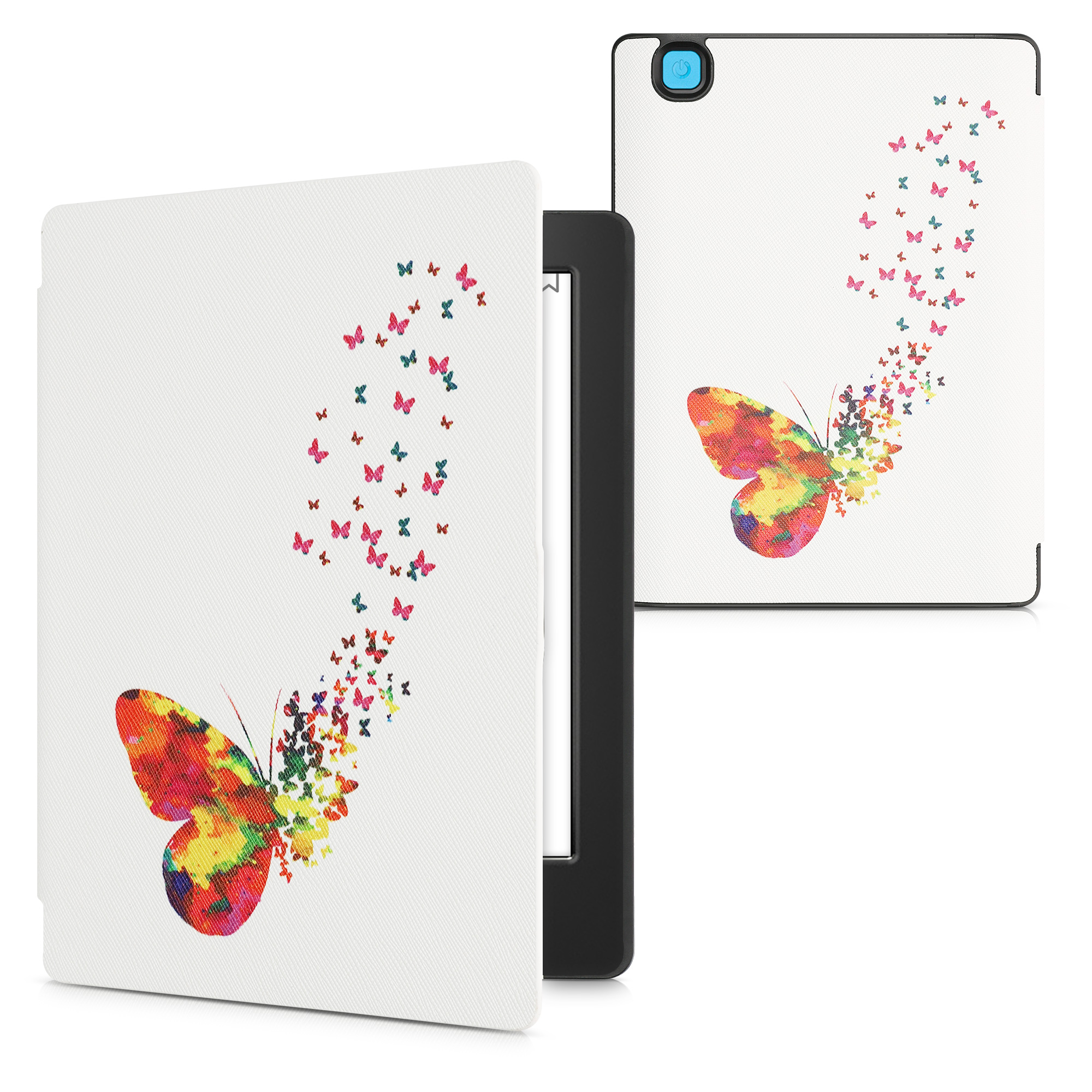 Flip pouzdro na čtečku Kobo Aura H2O Edition 2 Butterfly Swarm se stojánkem