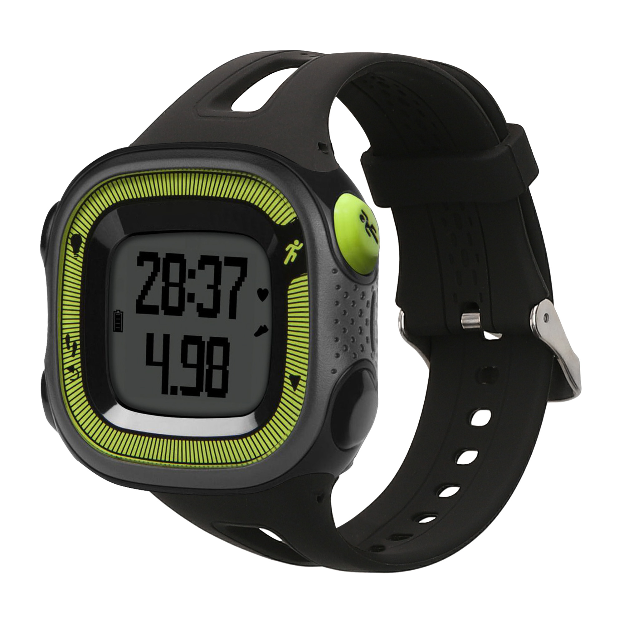 Řemínek pro Garmin Forerunner 10 / 15 (velikost L) kwmobile silikonové - černá