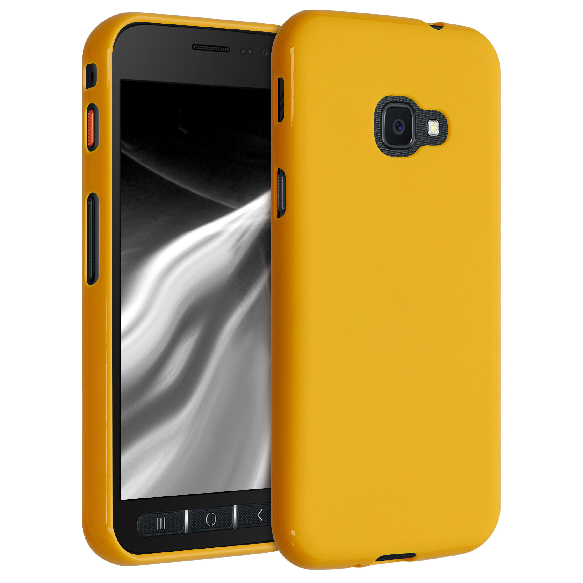 Kryt kwmobile pro Samsung Galaxy Xcover 4 / 4S - medově žlutá