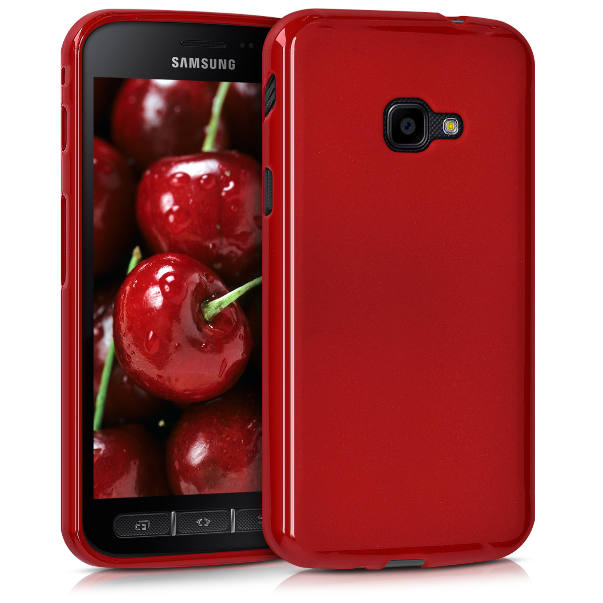 Pouzdro pro Samsung Galaxy Xcover 4 / 4S kwmobile TPU - červená matný