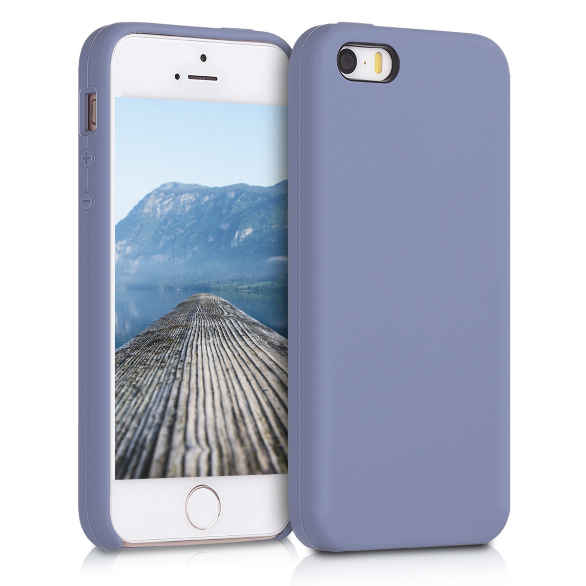 Silikonový kryt kwmobile pro Apple iPhone SE (1.Gen 2016) / iPhone 5 / iPhone 5S - šedá