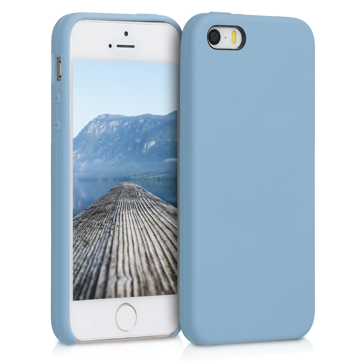 Silikonový kryt kwmobile pro Apple iPhone SE (1.Gen 2016) / iPhone 5 / iPhone 5S - modrá