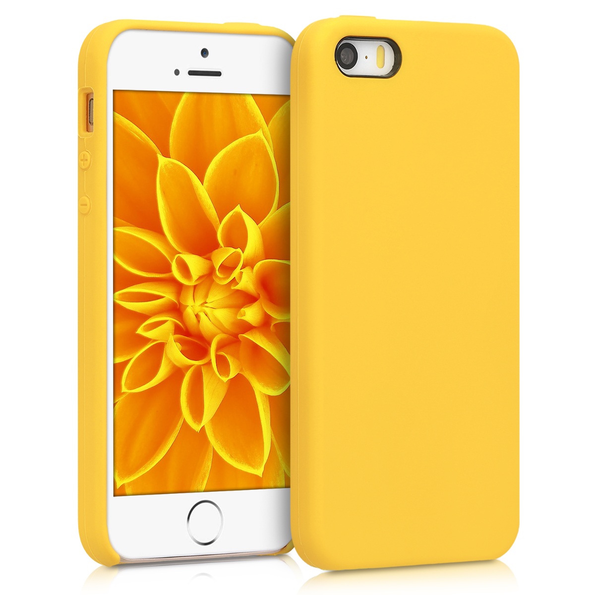 Silikonový kryt kwmobile pro Apple iPhone SE (1.Gen 2016) / iPhone 5 / iPhone 5S - žlutá