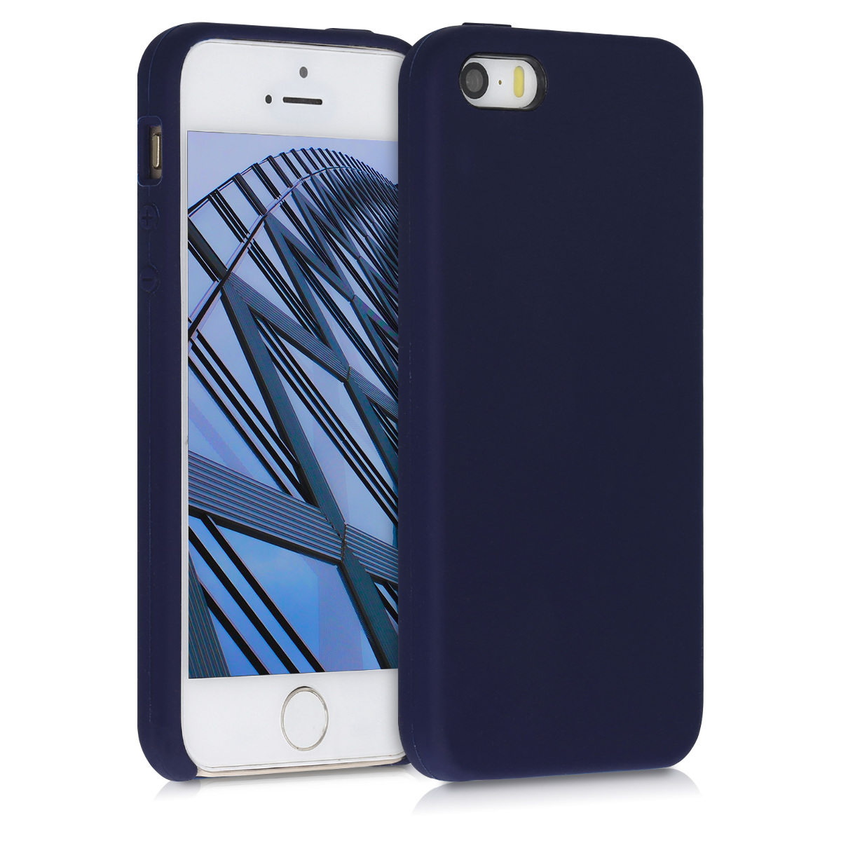 Silikonový TPU kryt kwmobile pro iPhone SE (1. generace 2016) / iPhone 5 / iPhone 5S - hluboký oceán