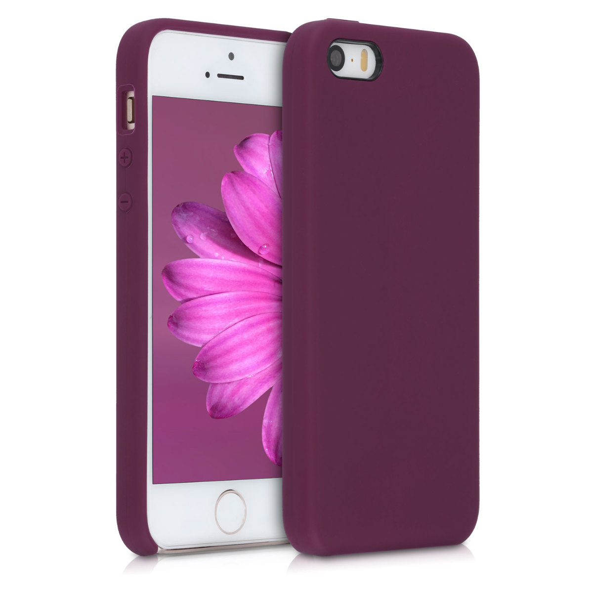 Silikonový kryt kwmobile pro Apple iPhone SE (1.Gen 2016) / iPhone 5 / iPhone 5S - fialová