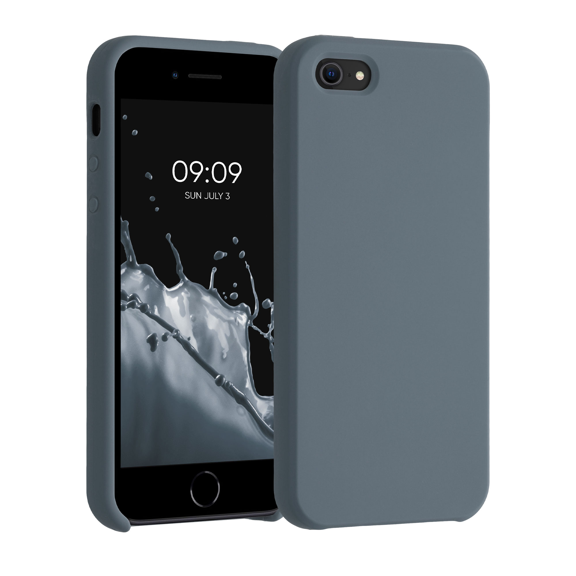 Silikonový TPU kryt kwmobile pro iPhone SE (1. generace 2016) / iPhone 5 / iPhone 5S - tmavě břidlicová