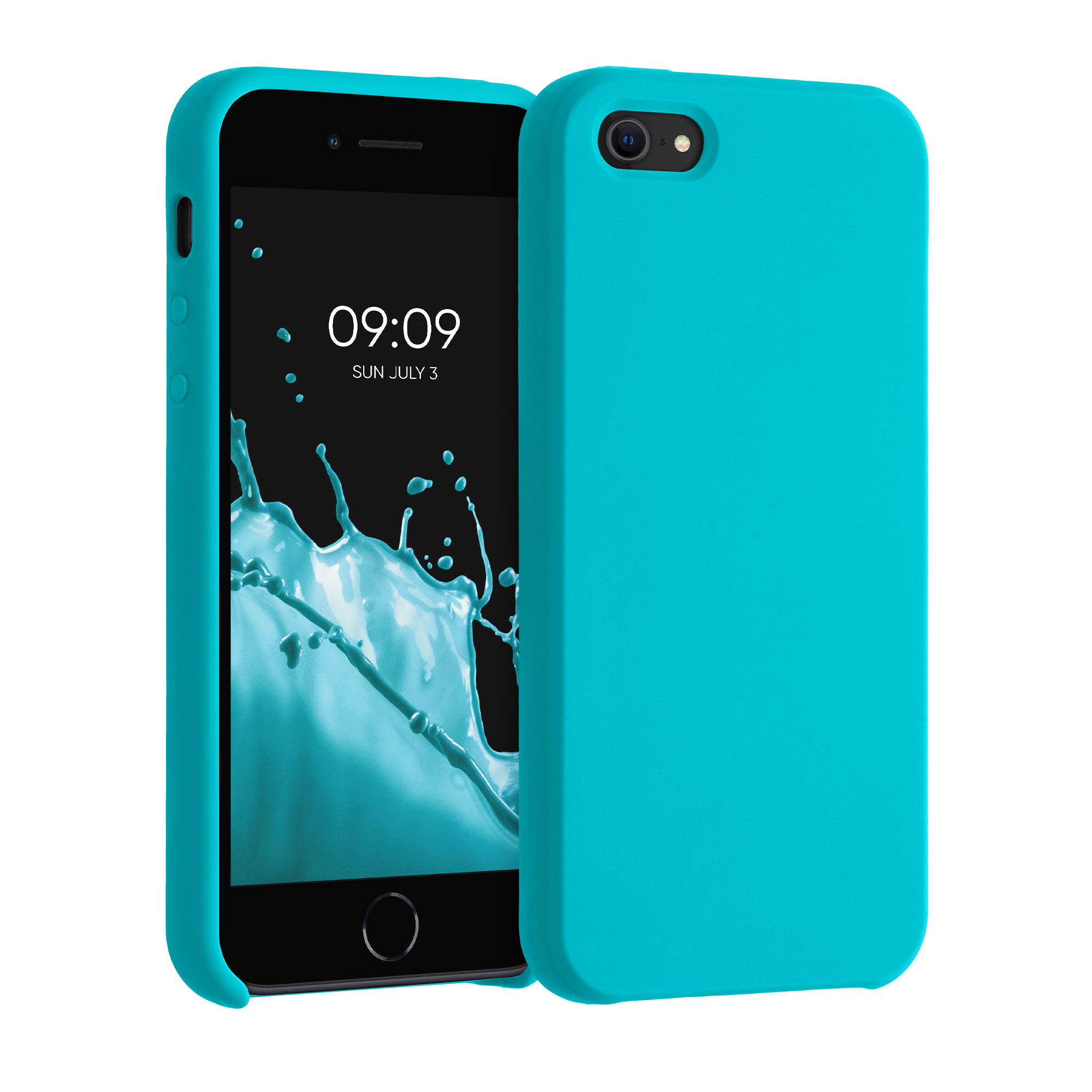 Silikonový TPU kryt kwmobile pro iPhone SE (1. generace 2016) / iPhone 5 / iPhone 5S - ledově modrá