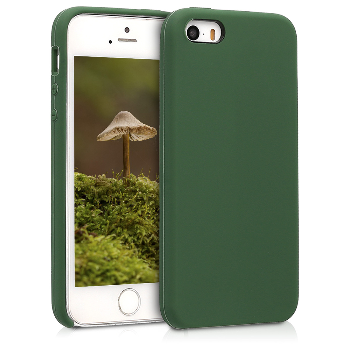Silikonový kryt kwmobile pro Apple iPhone SE (1.Gen 2016) / iPhone 5 / iPhone 5S - zelená