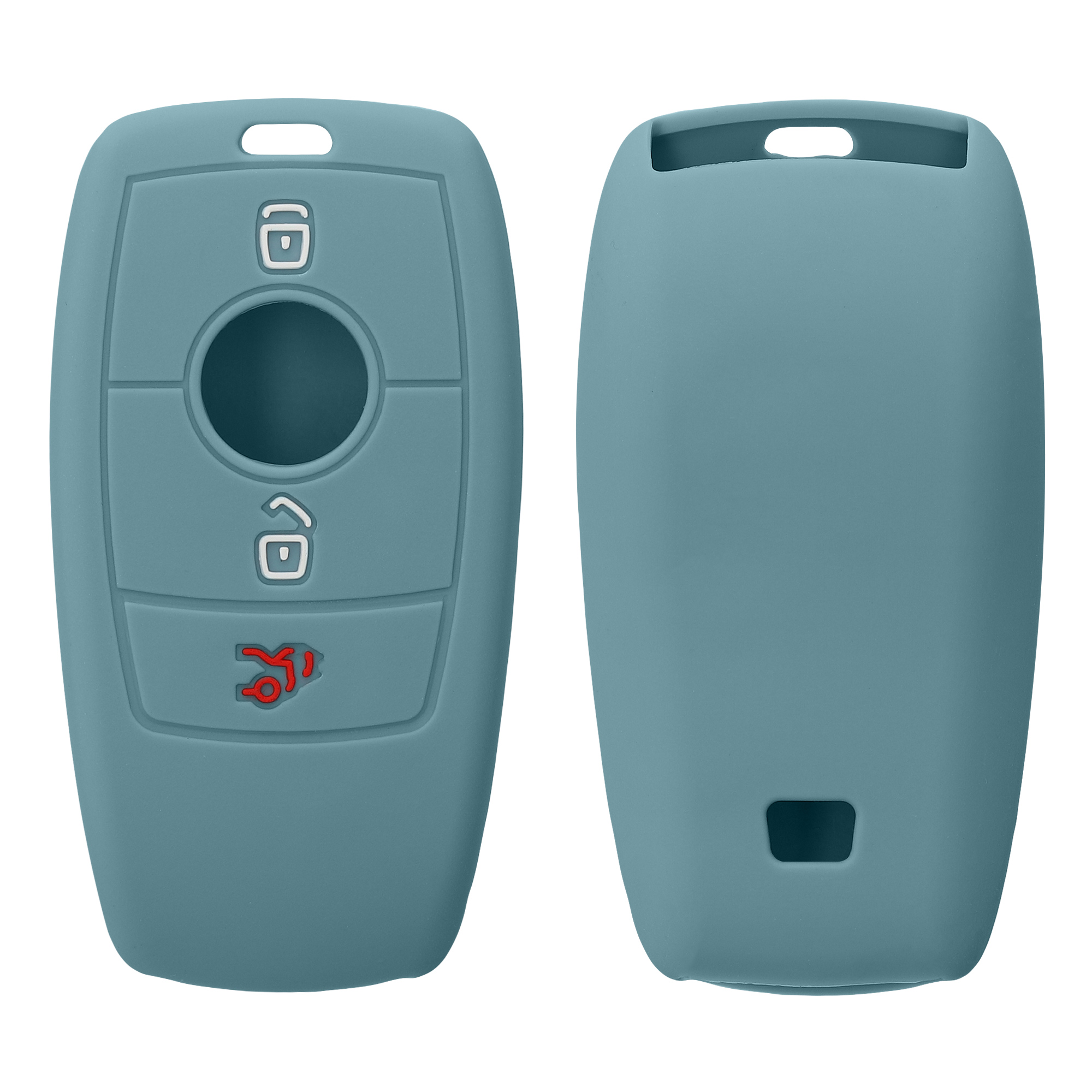 Pouzdro na klíč od auta kwmobile Mercedes-Benz Smart Key Keyless, Antique Stone