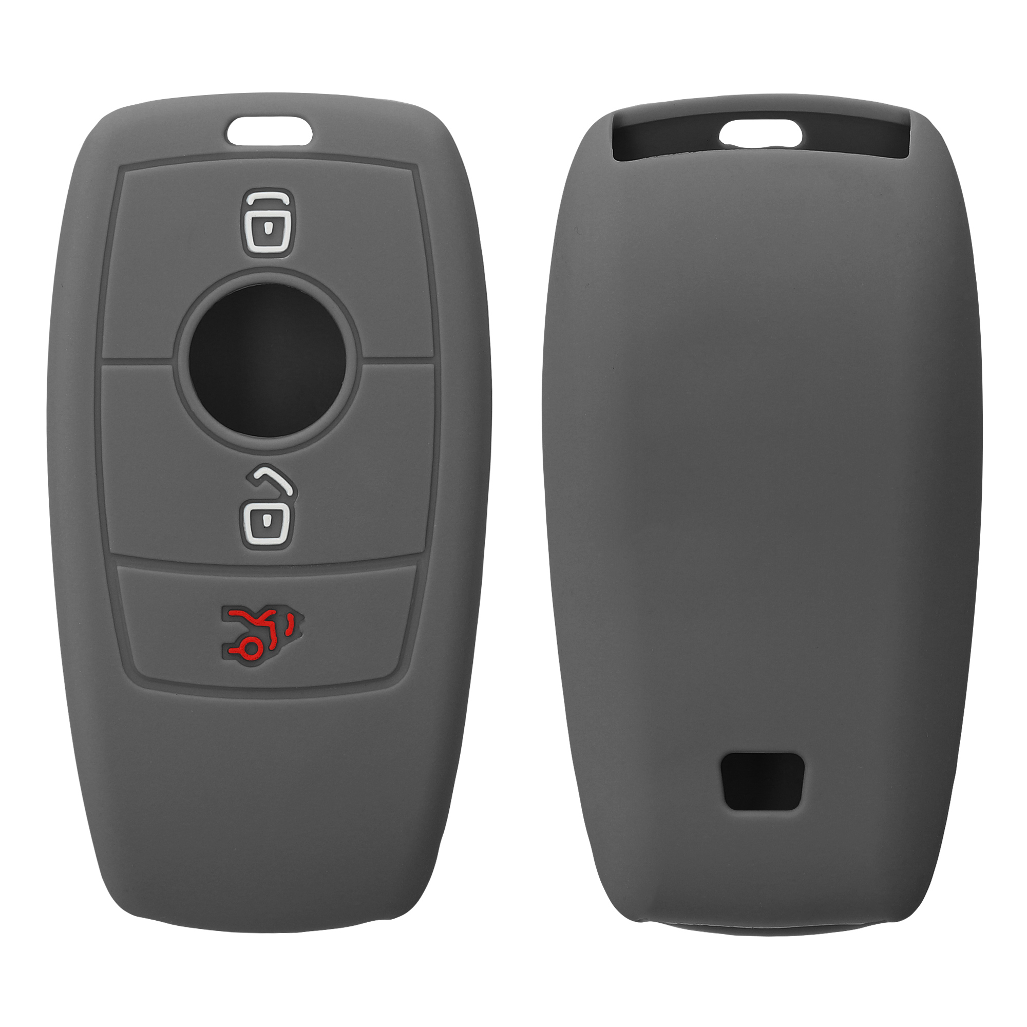 Pouzdro na klíč od auta kwmobile Mercedes-Benz Smart Key Keyless, tmavě šedá