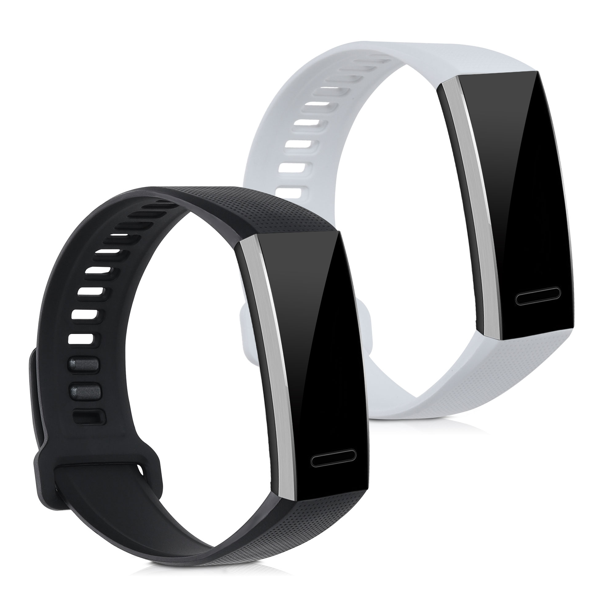 Sada řemínků na chytré hodinky Huawei Band 2 / Band 2 Pro 2 ks bílo-černé