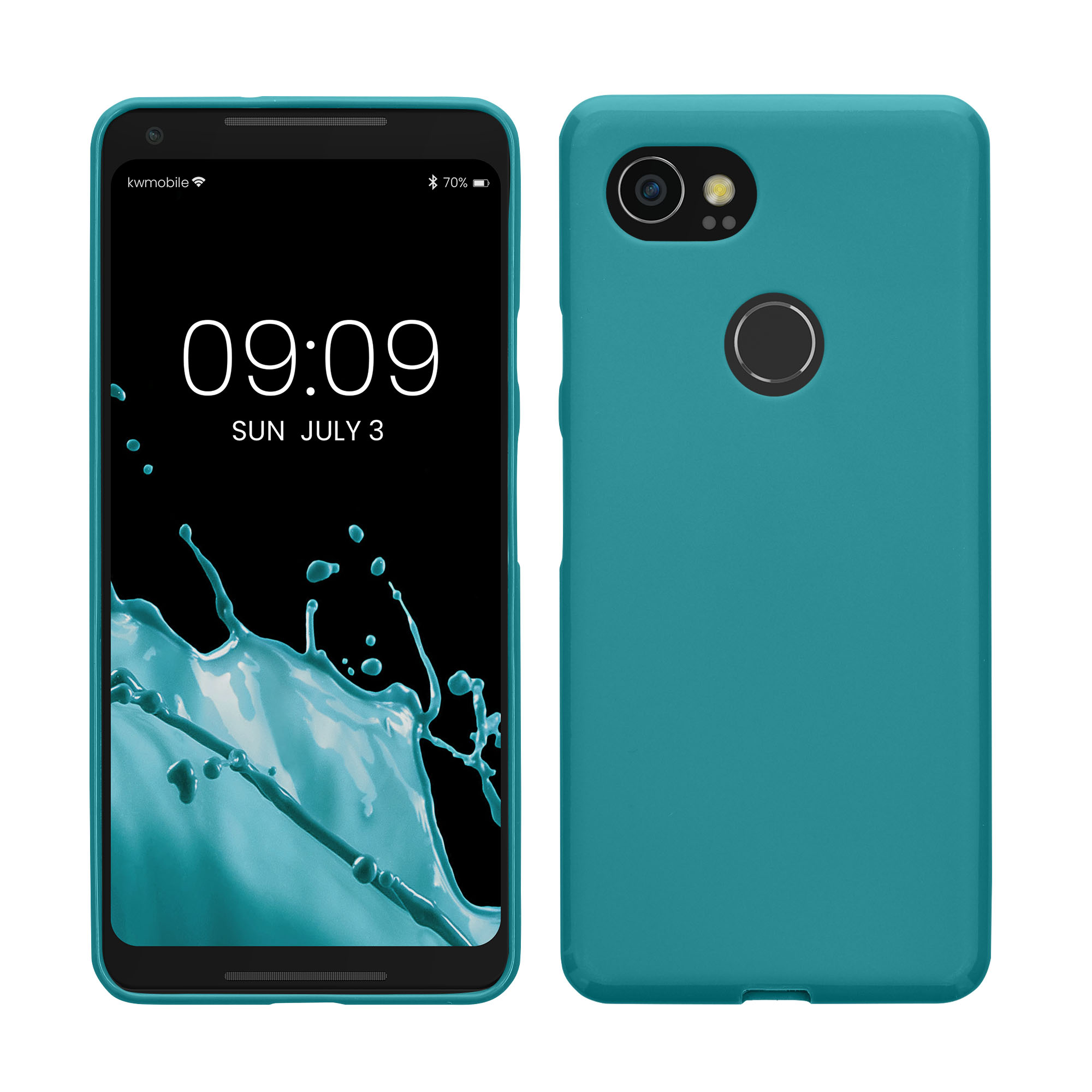 Silikonový kryt kwmobile pro Google Pixel 2 XL - matná petrolejová
