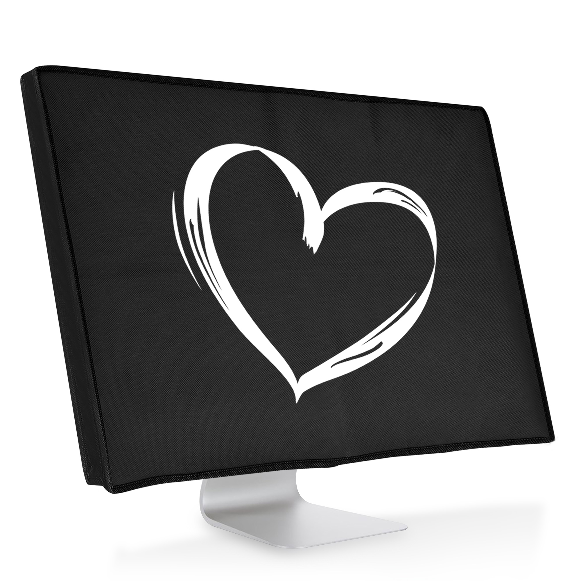 Obal na monitor 24-26" kwmobile motiv srdce