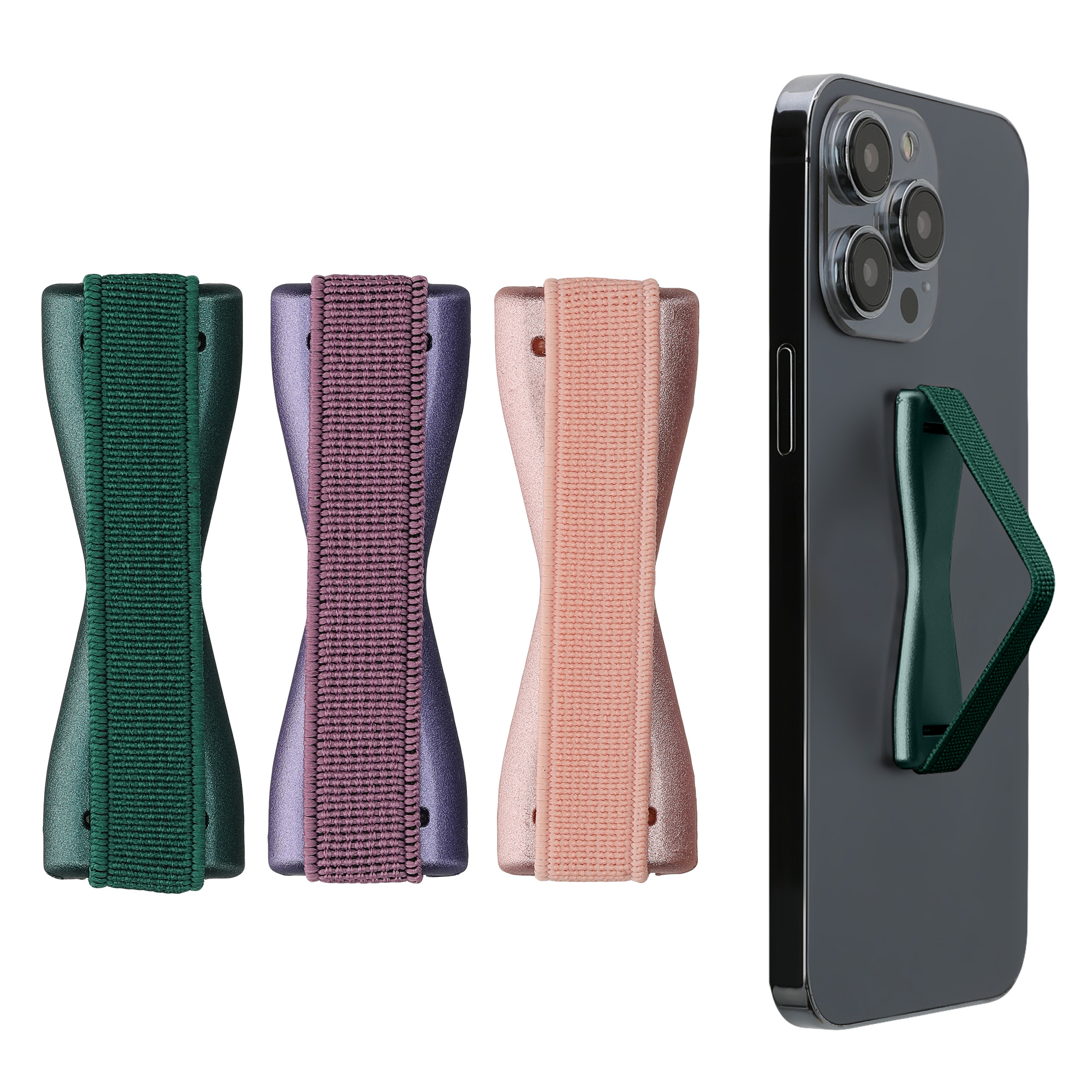 3x Řemínek Phones kwmobile - metalická tyrkysová / metalická berry / metalická růžově zlatá