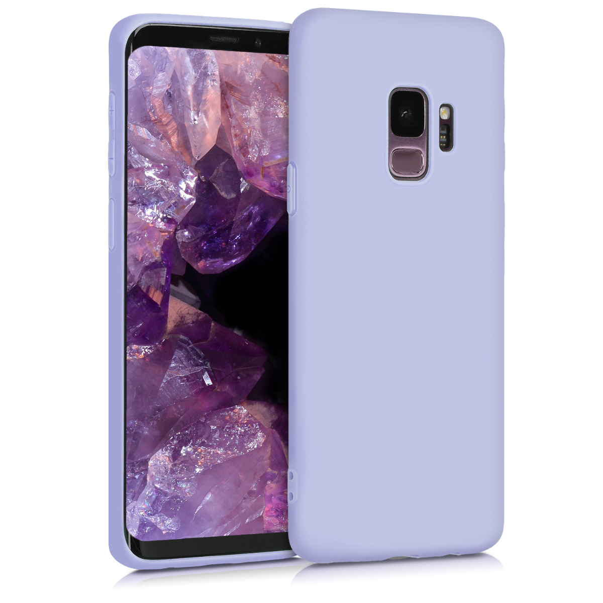 Kryt na mobil Galaxy S9 kwmobile světle levandulový