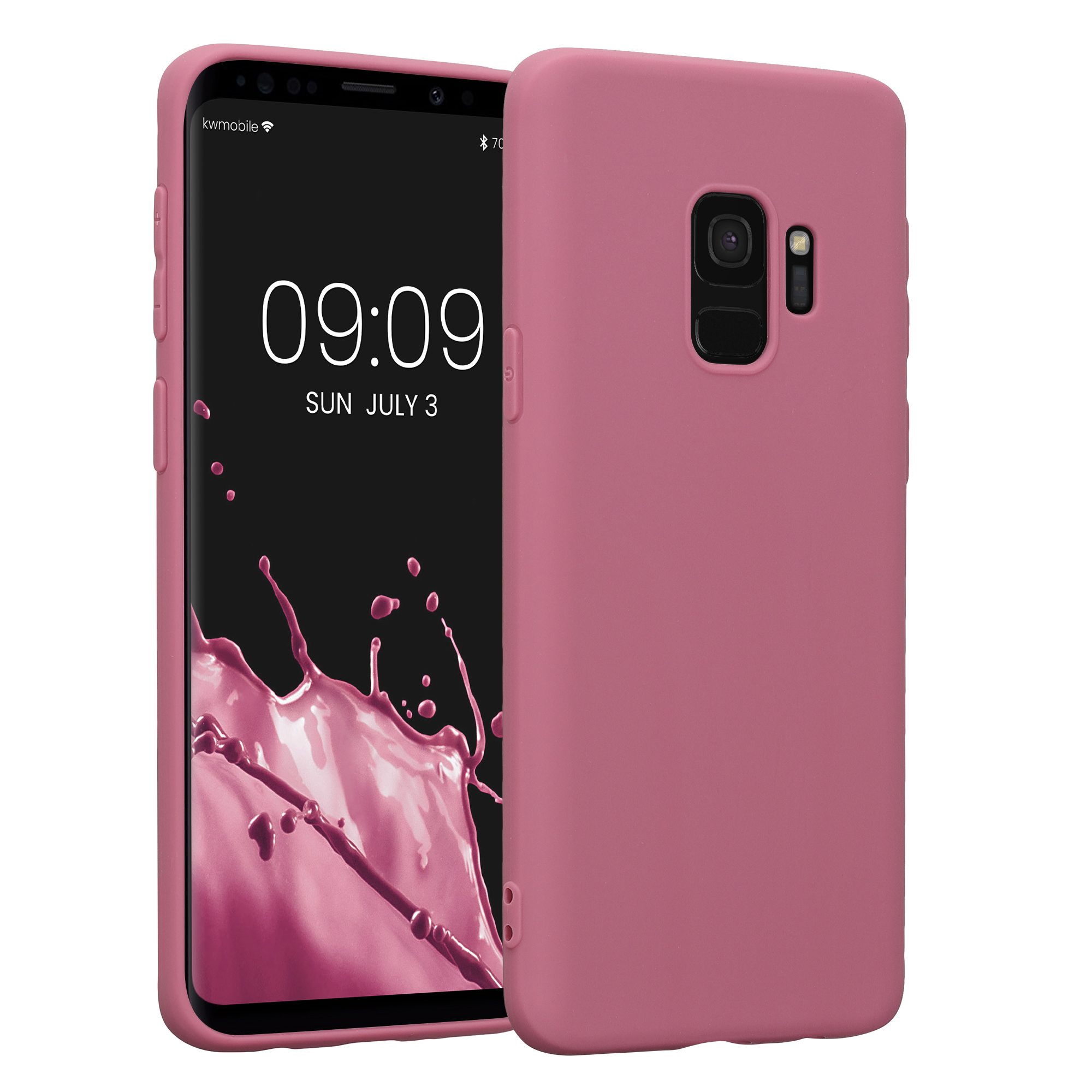 Kryt na mobil Galaxy S9 kwmobile tmavě růžový