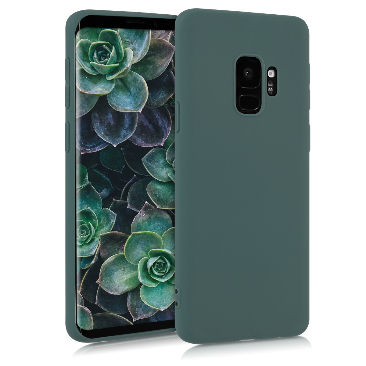 Kryt na mobil Galaxy S9 kwmobile modrozelený