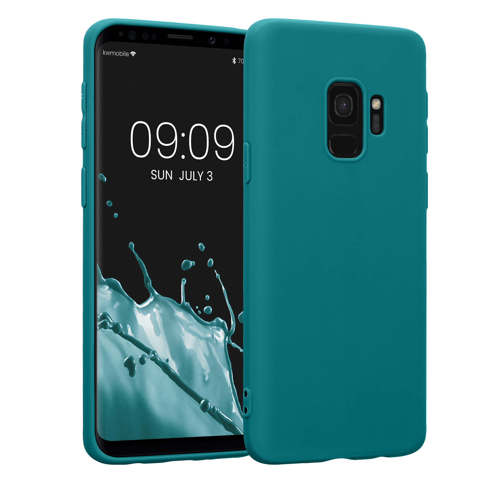 Kryt na mobil Galaxy S9 kwmobile matný petrolejový