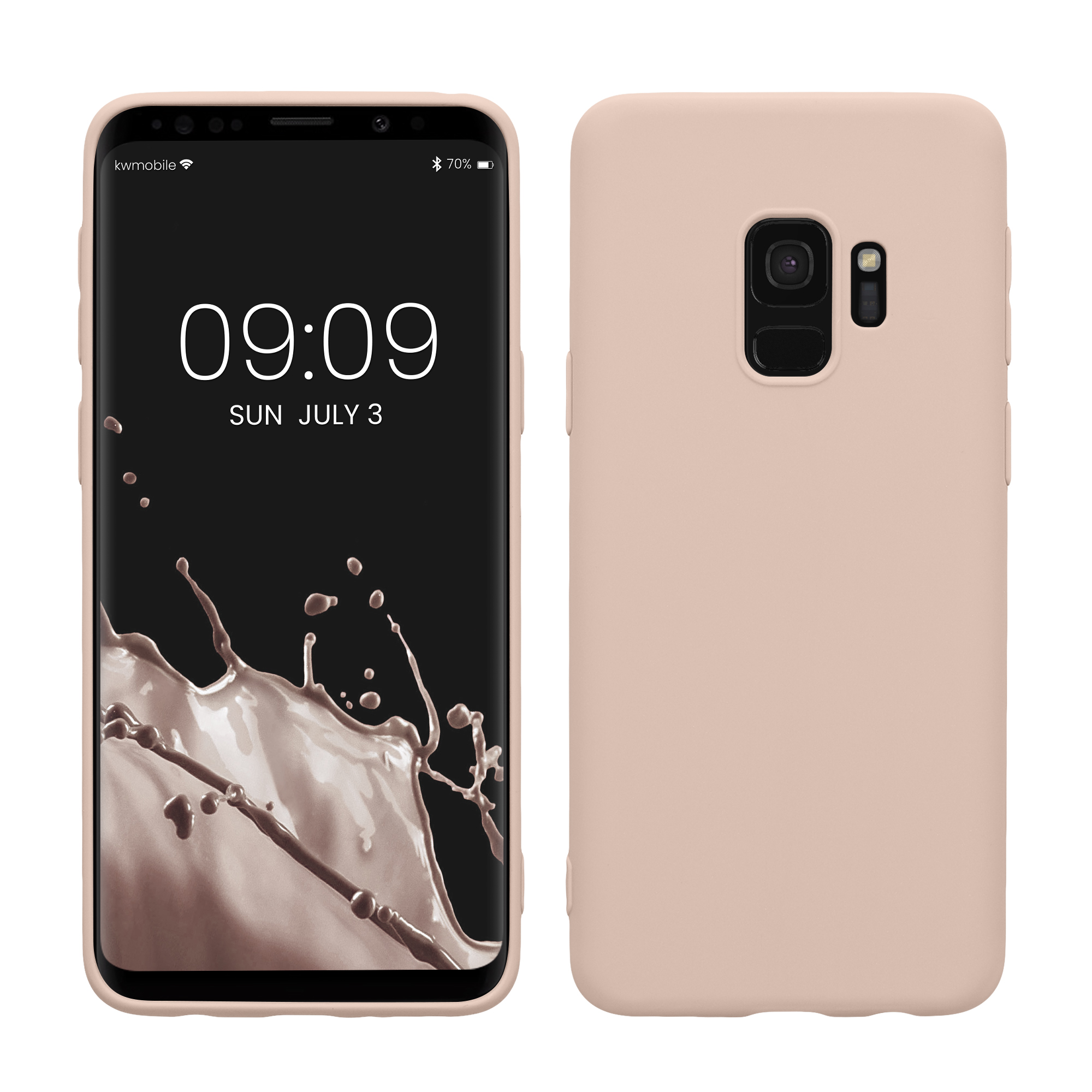 Kryt na mobil Galaxy S9 kwmobile kokosově světlý
