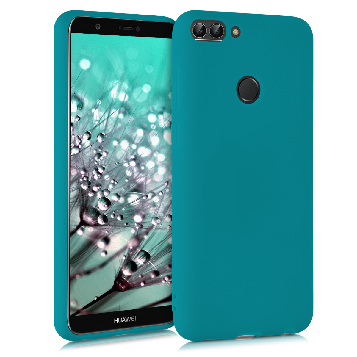 Kryt na mobil Huawei Enjoy 7S / P Smart (2017) kwmobile TPU petrolejová matná