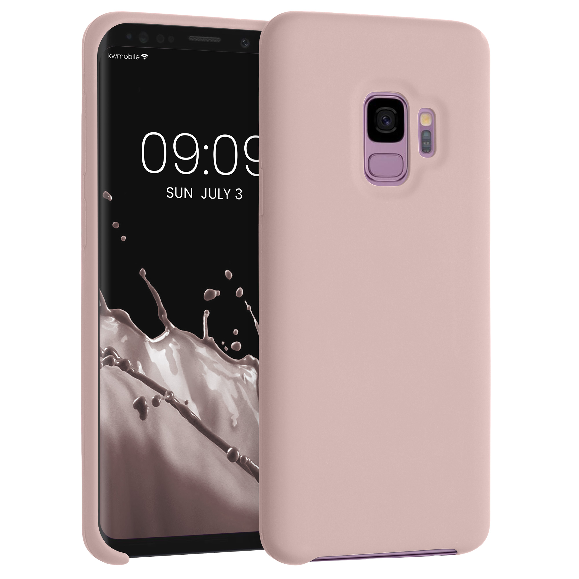 Kryt na mobil Samsung Galaxy S9 kwmobile matná světle růžová