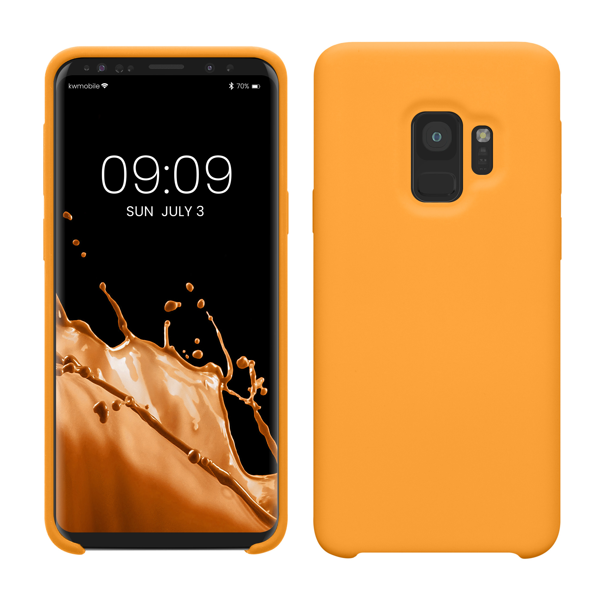 Kryt na mobil Galaxy S9 kwmobile šťavnatě oranžový