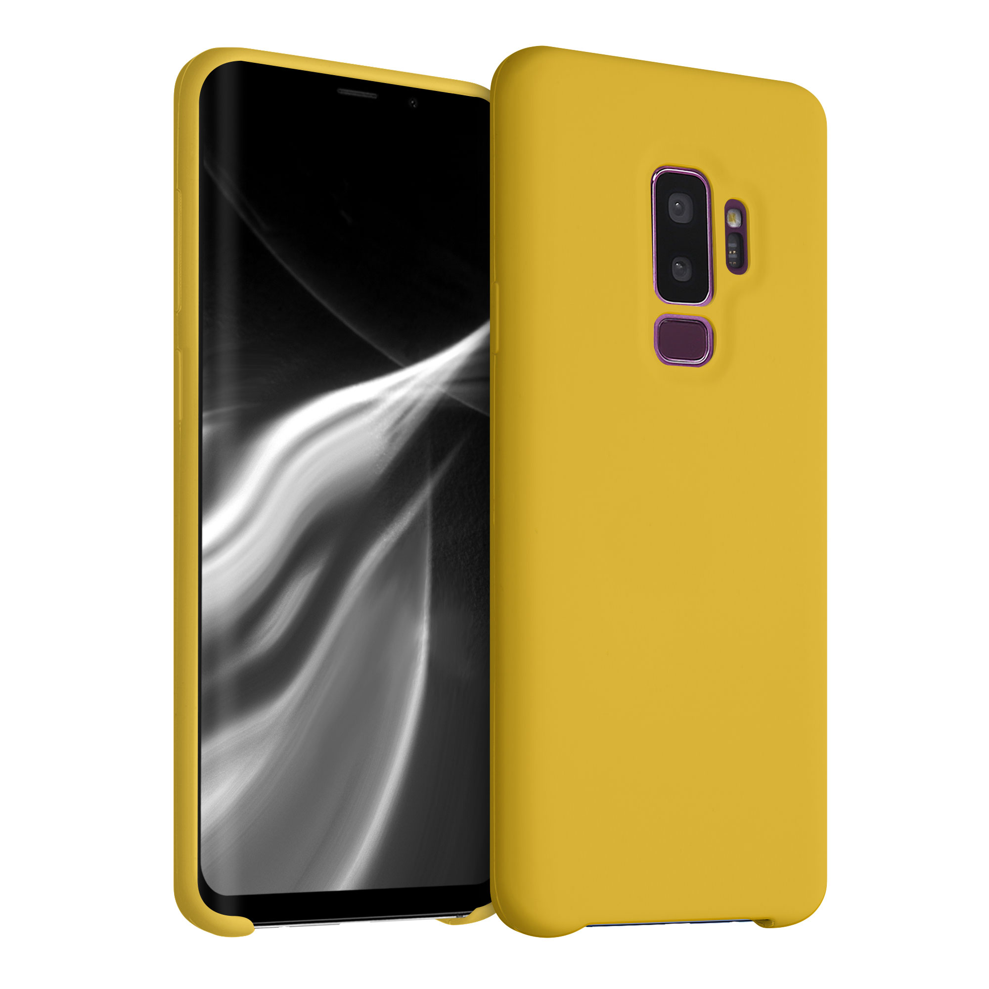Kryt na mobil Galaxy S9 Plus kwmobile medově žlutý