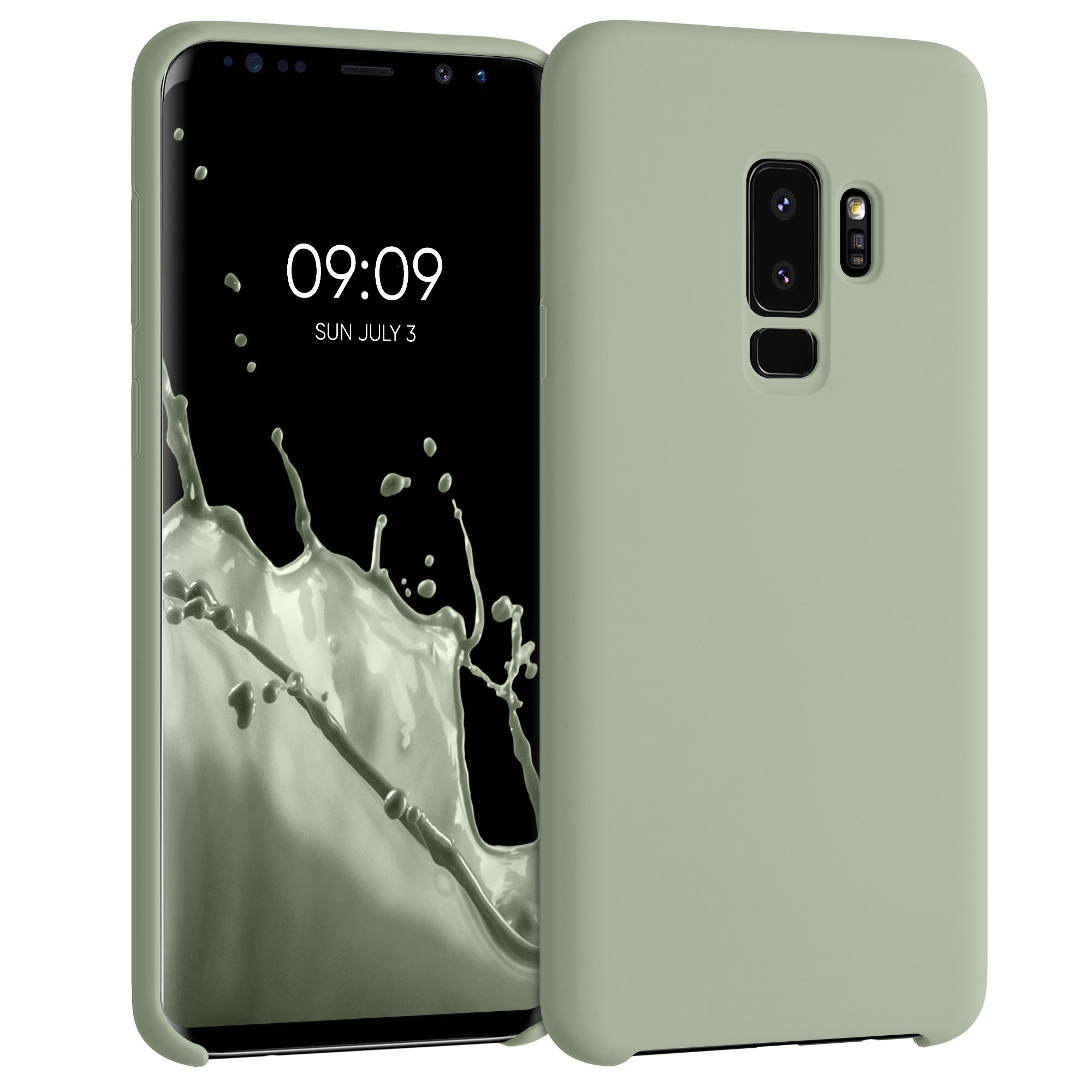 Kryt na mobil Galaxy S9 Plus kwmobile šedozelený