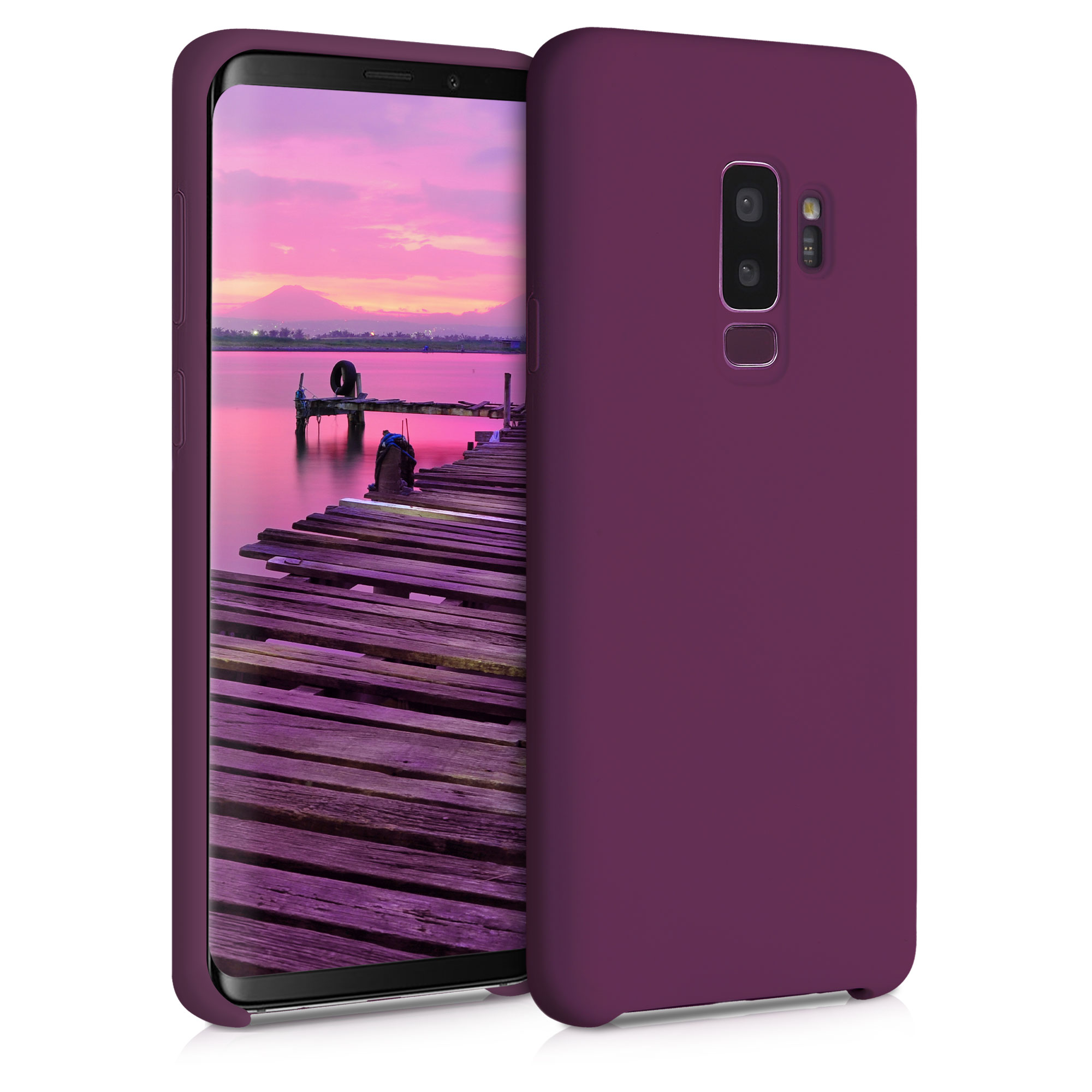 Kryt na mobil Galaxy S9 Plus kwmobile vínově fialový