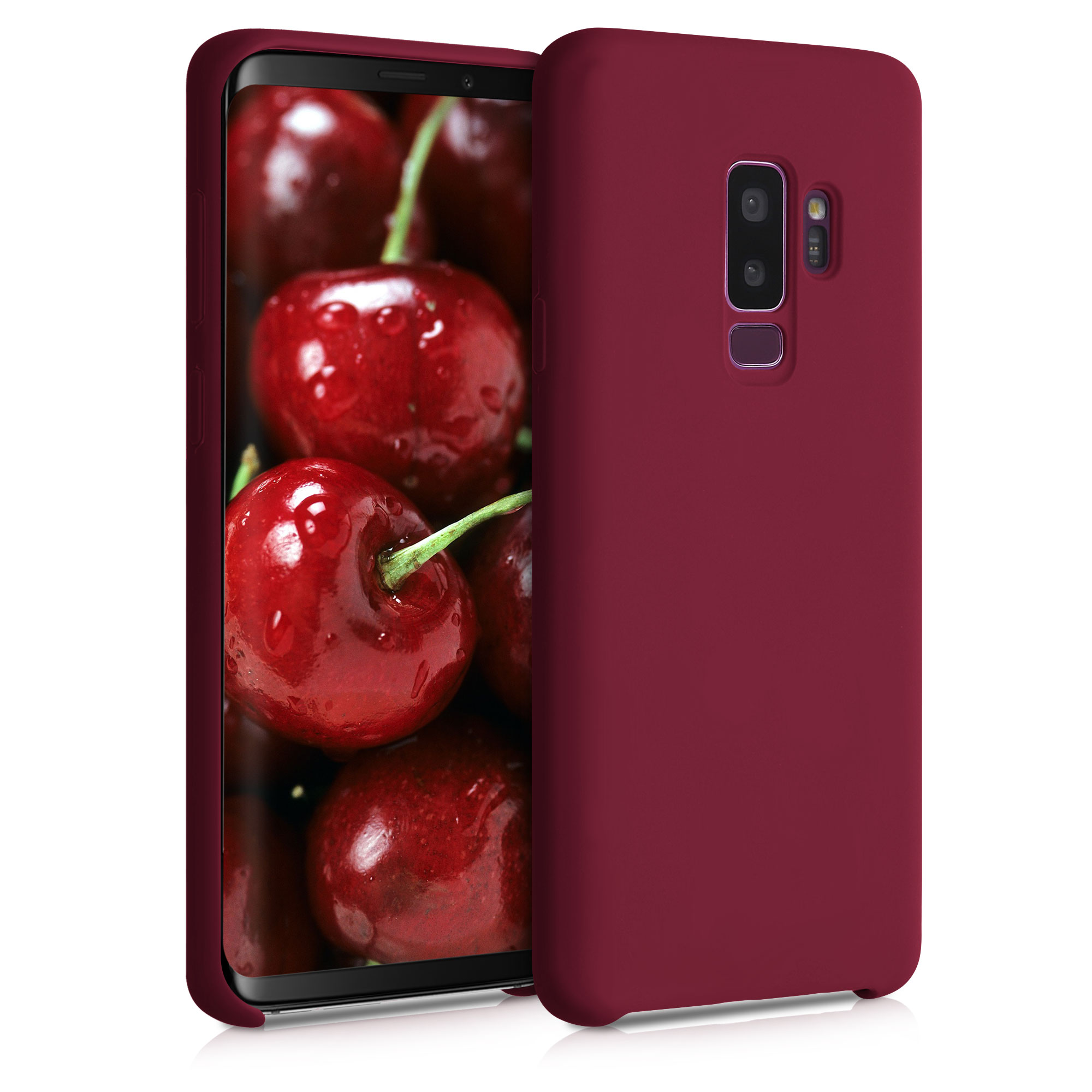 Kryt na mobil Galaxy S9 Plus kwmobile rebarborově červený