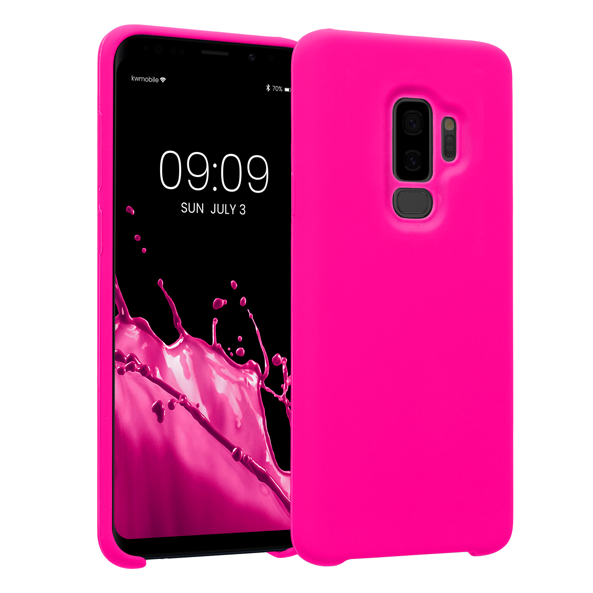Kryt na mobil Galaxy S9 Plus kwmobile neonově růžový