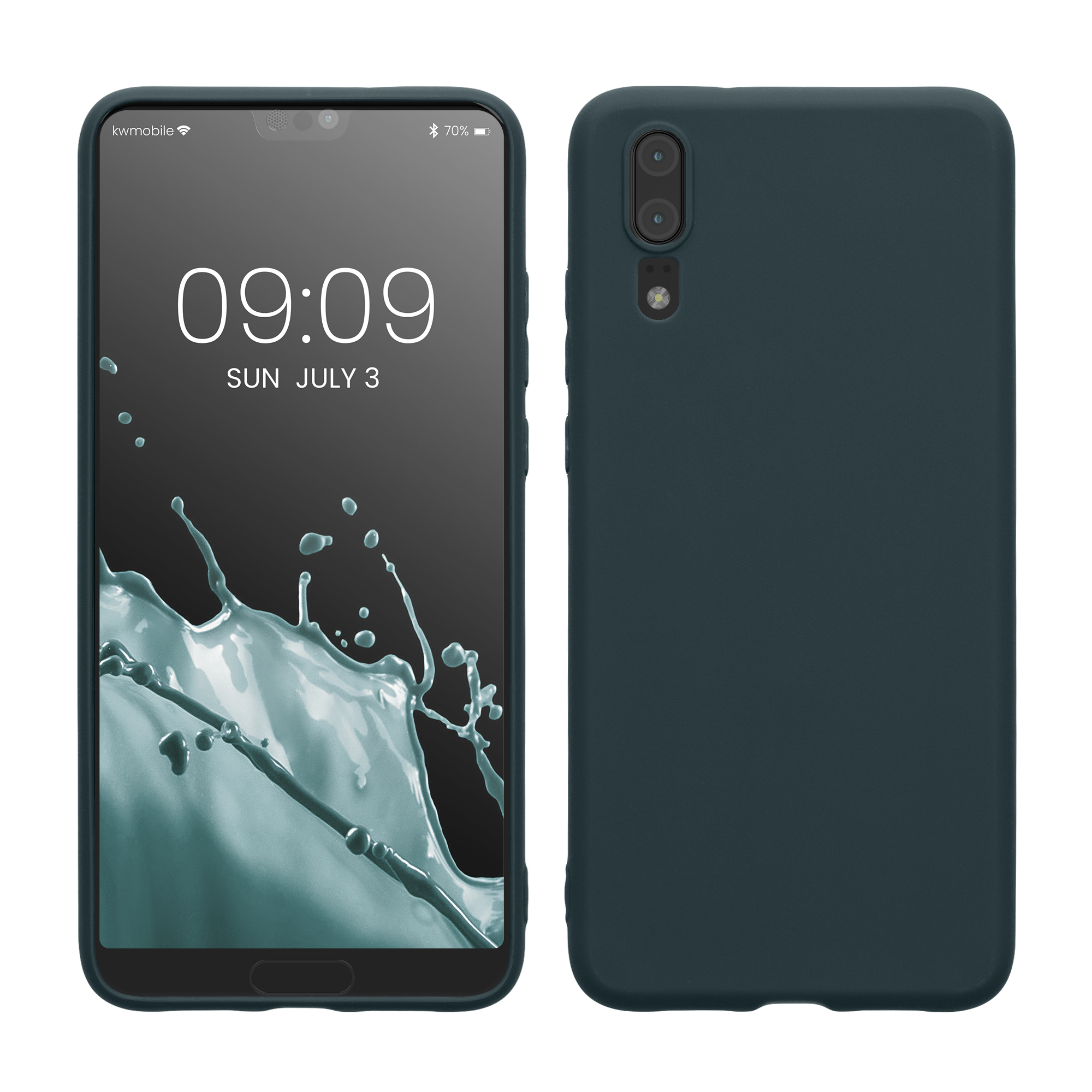 Kryt kwmobile Huawei P20, tmavě břidlicová