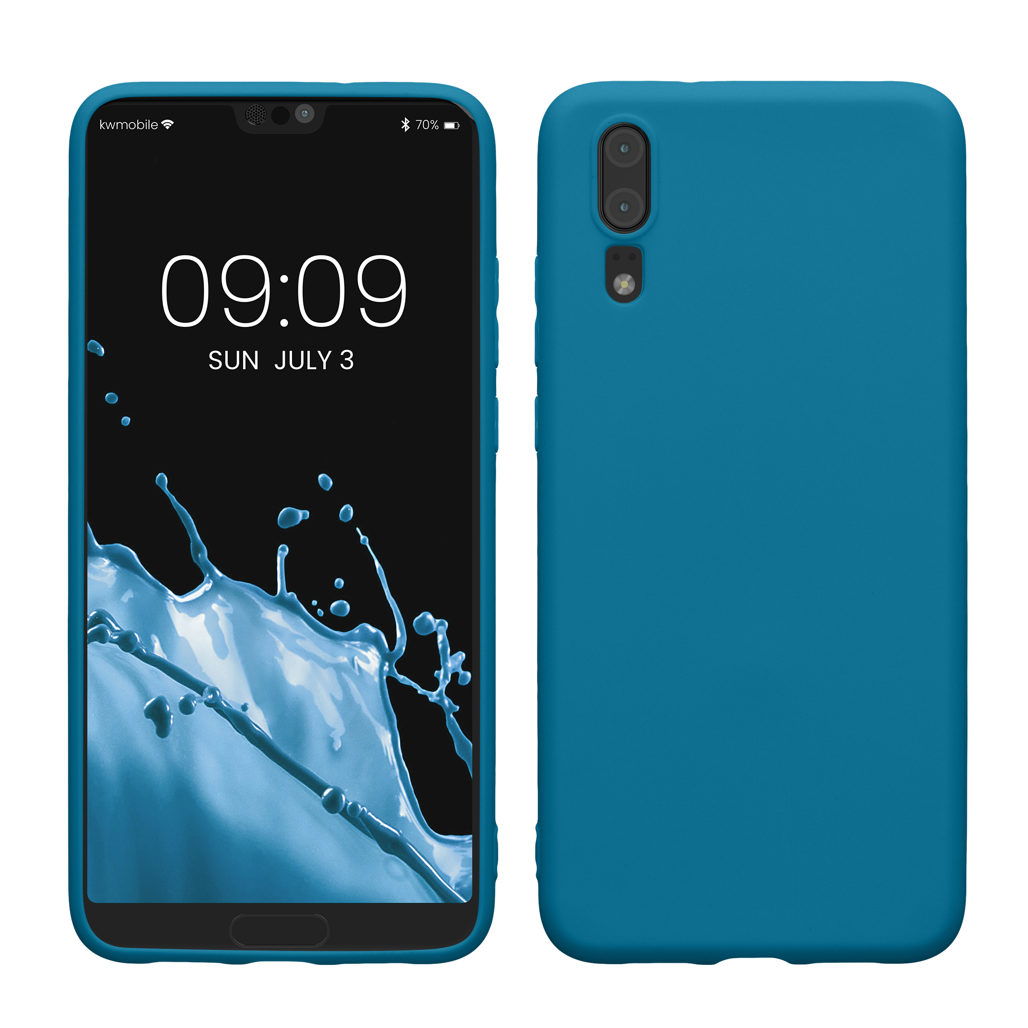 Kryt kwmobile Huawei P20, karibská modrá