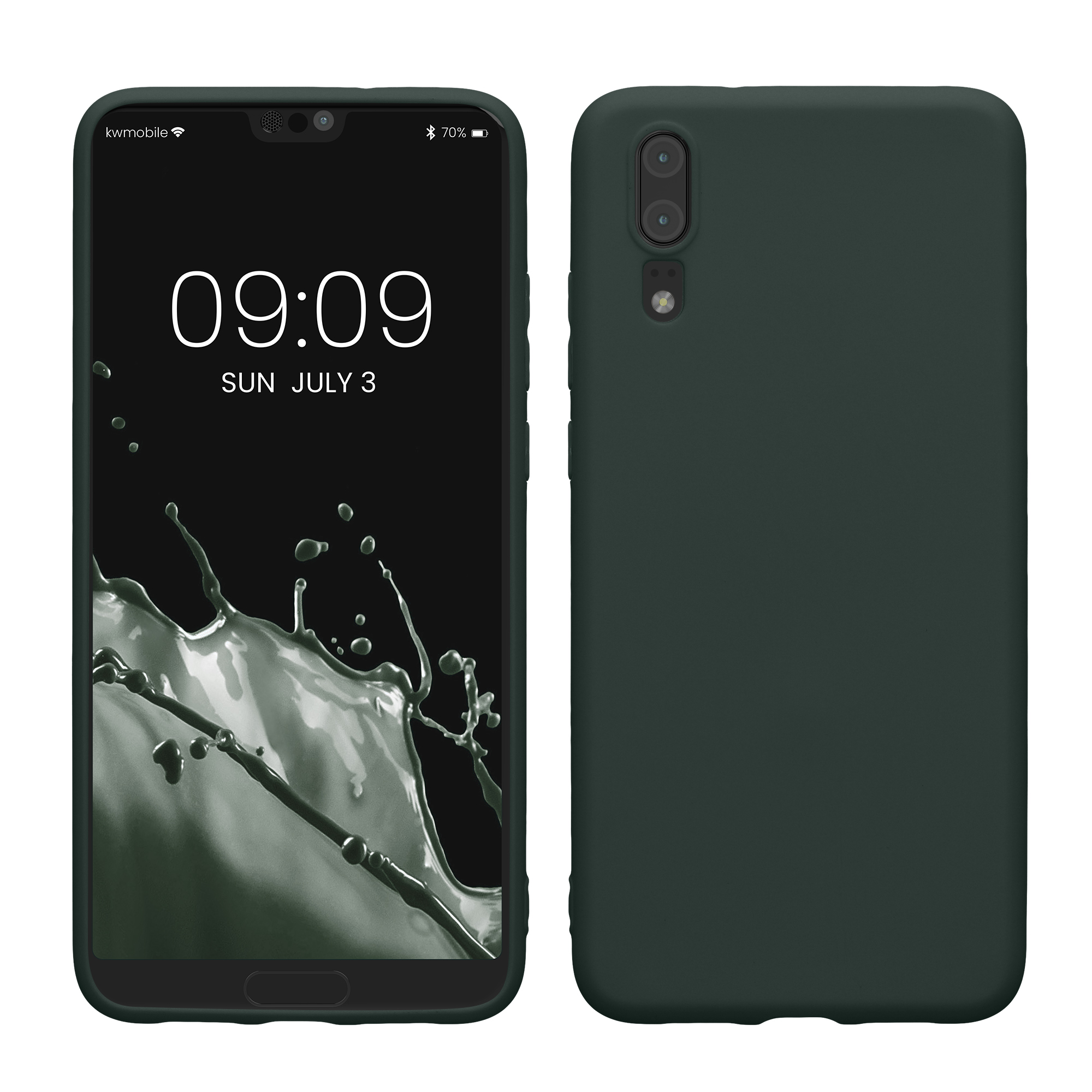 Kryt kwmobile Huawei P20, mechově zelená