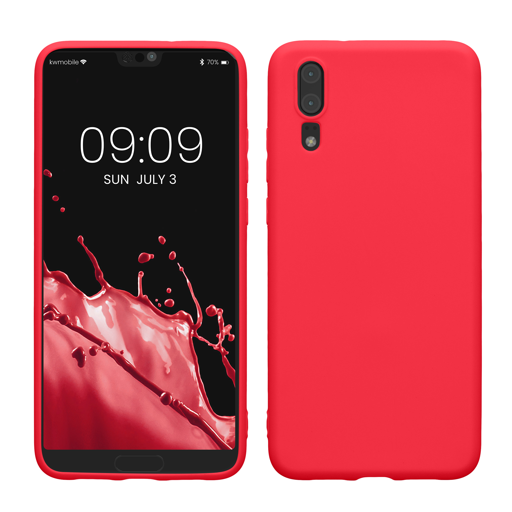 Kryt kwmobile Huawei P20, neonově růžová