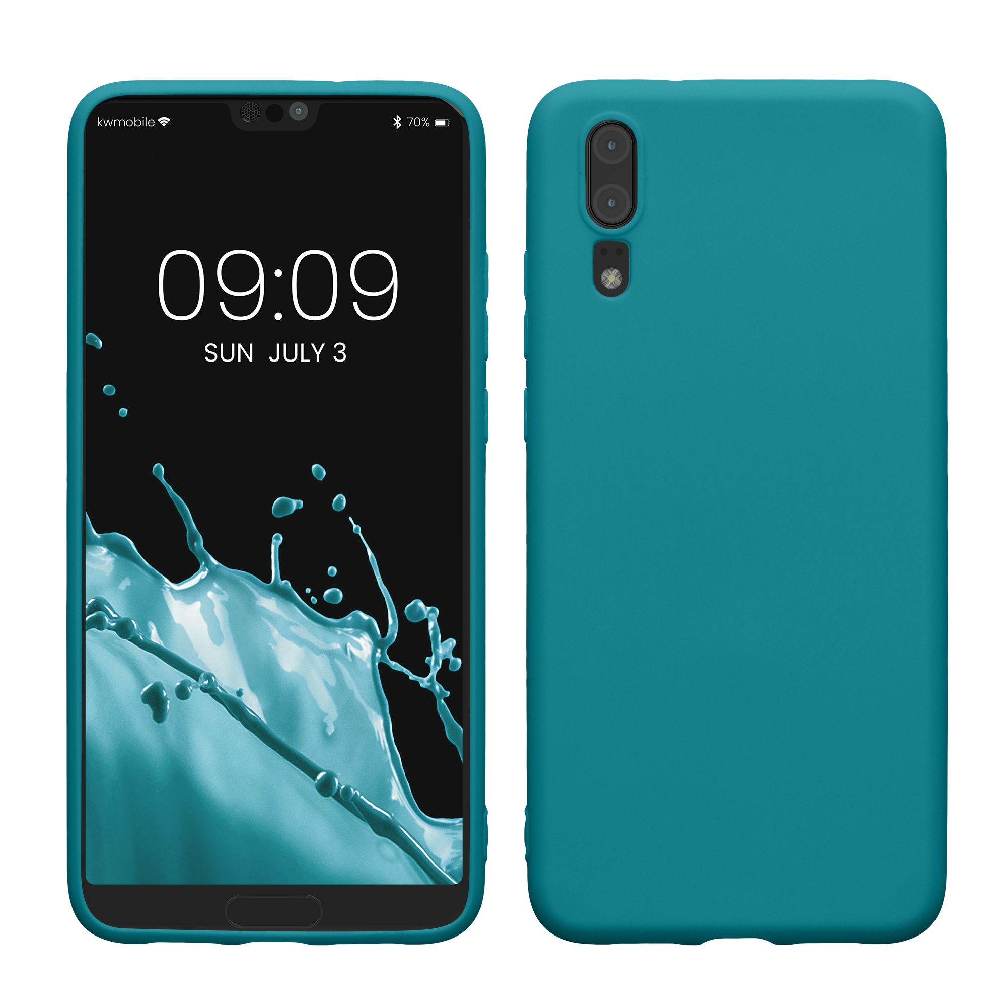Kryt kwmobile pro Huawei P20, matná petrolejová
