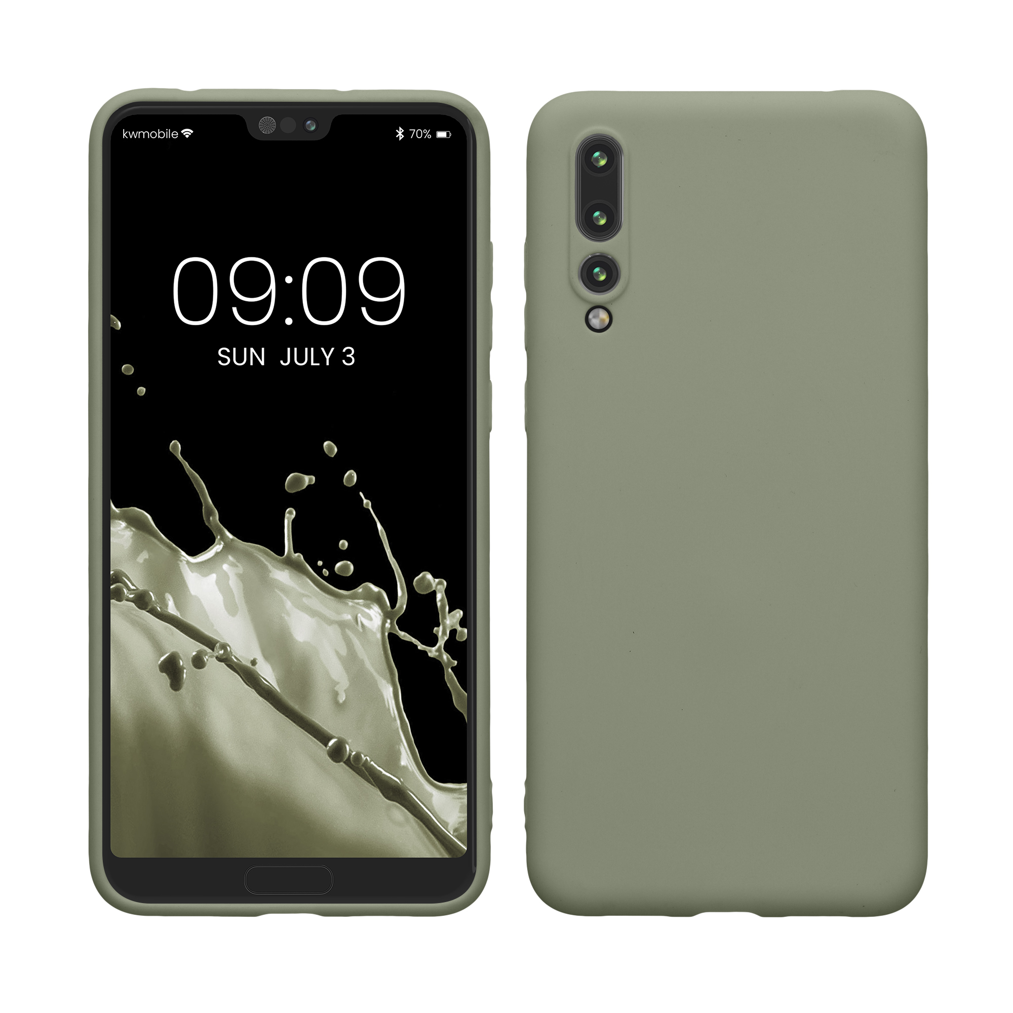 Kryt kwmobile Huawei P20 Pro, šedozelená
