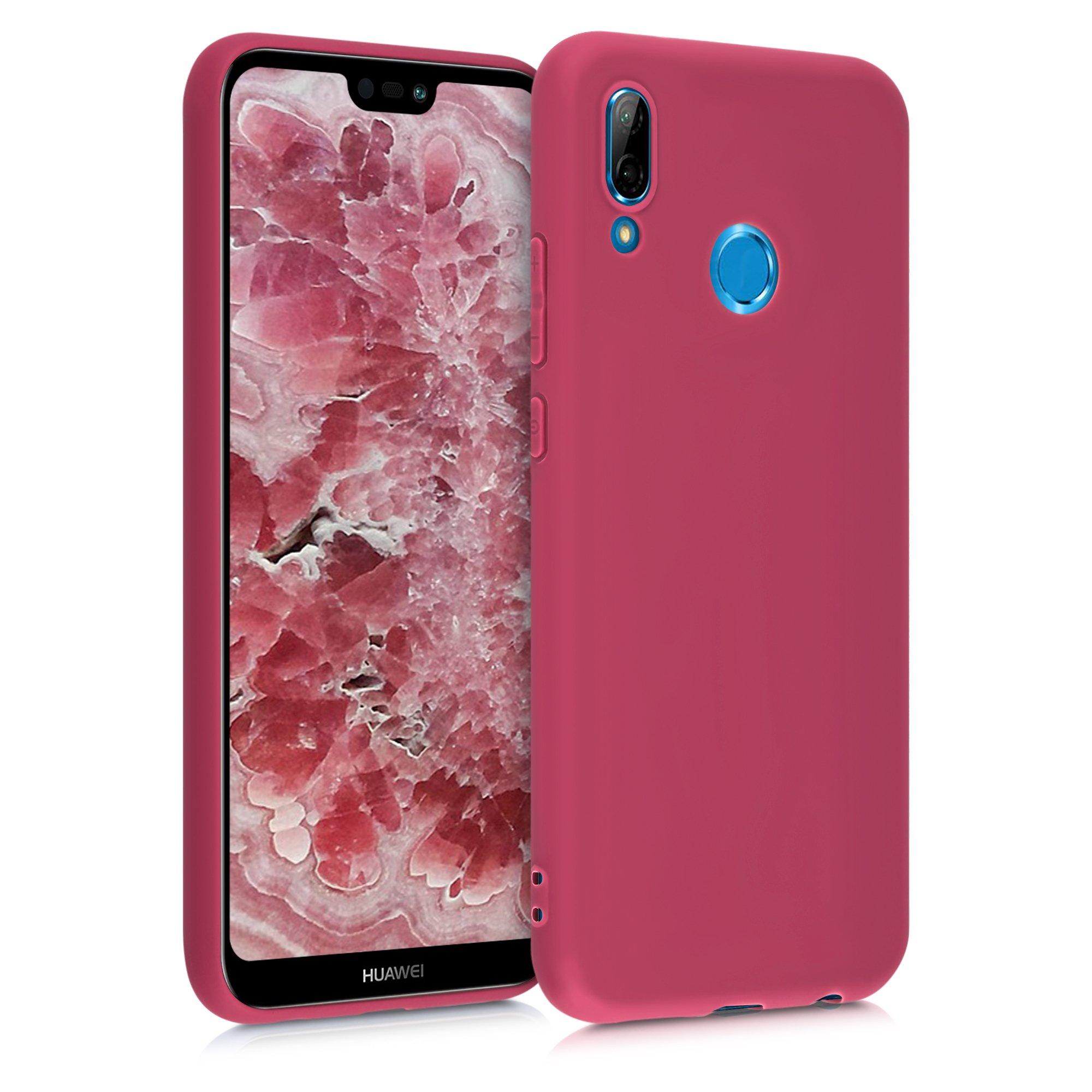Kryt kwmobile Huawei P20 Lite, granátově červená