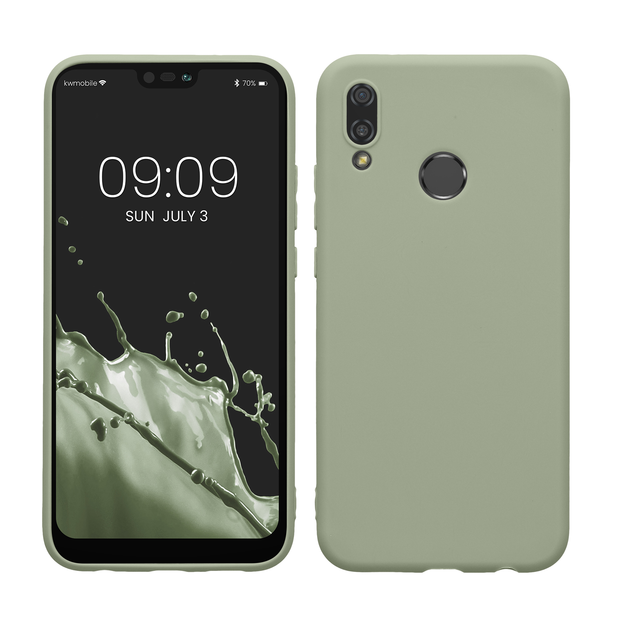 Kryt kwmobile Huawei P20 Lite, šedozelená