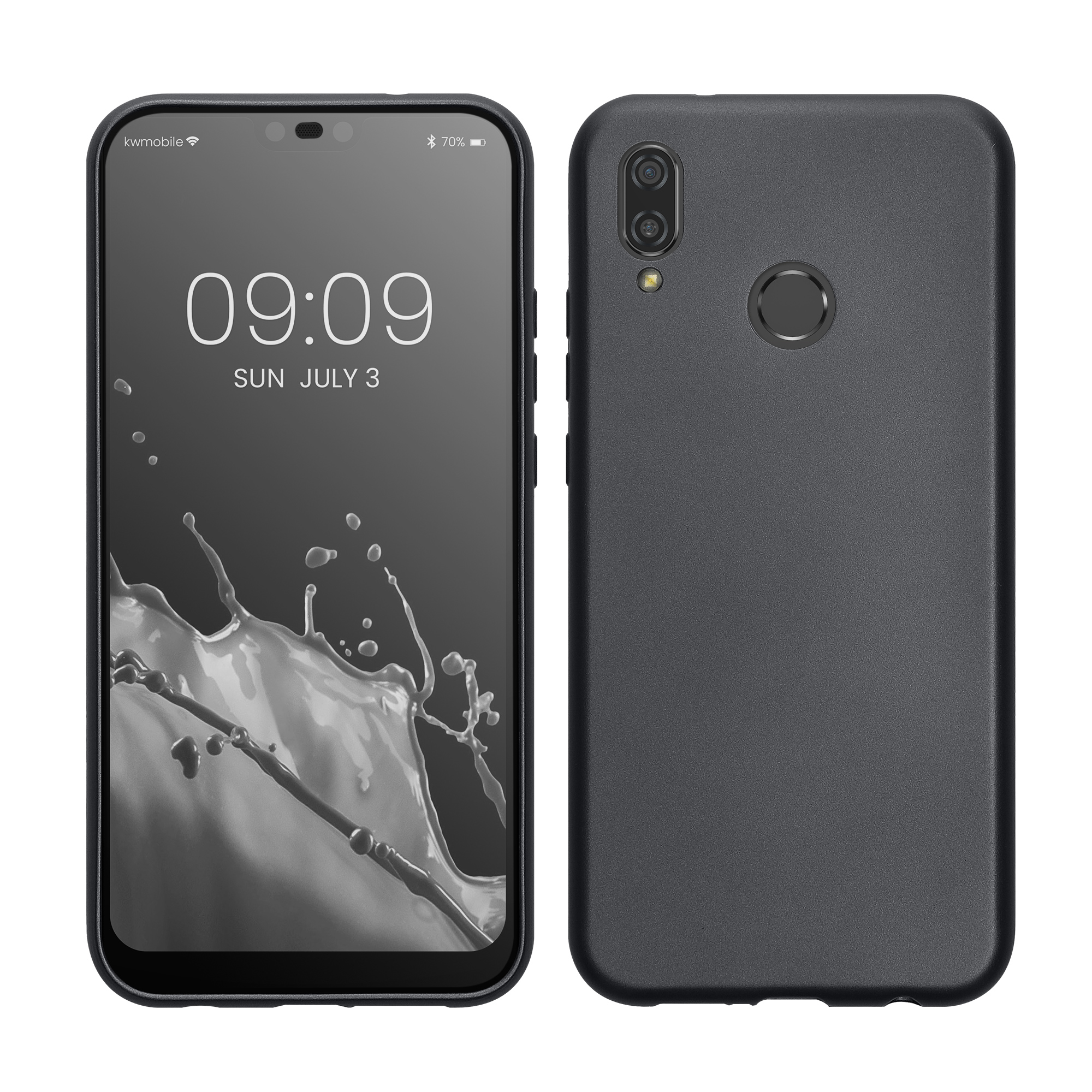 Kryt kwmobile Huawei P20 Lite, metalická šedá