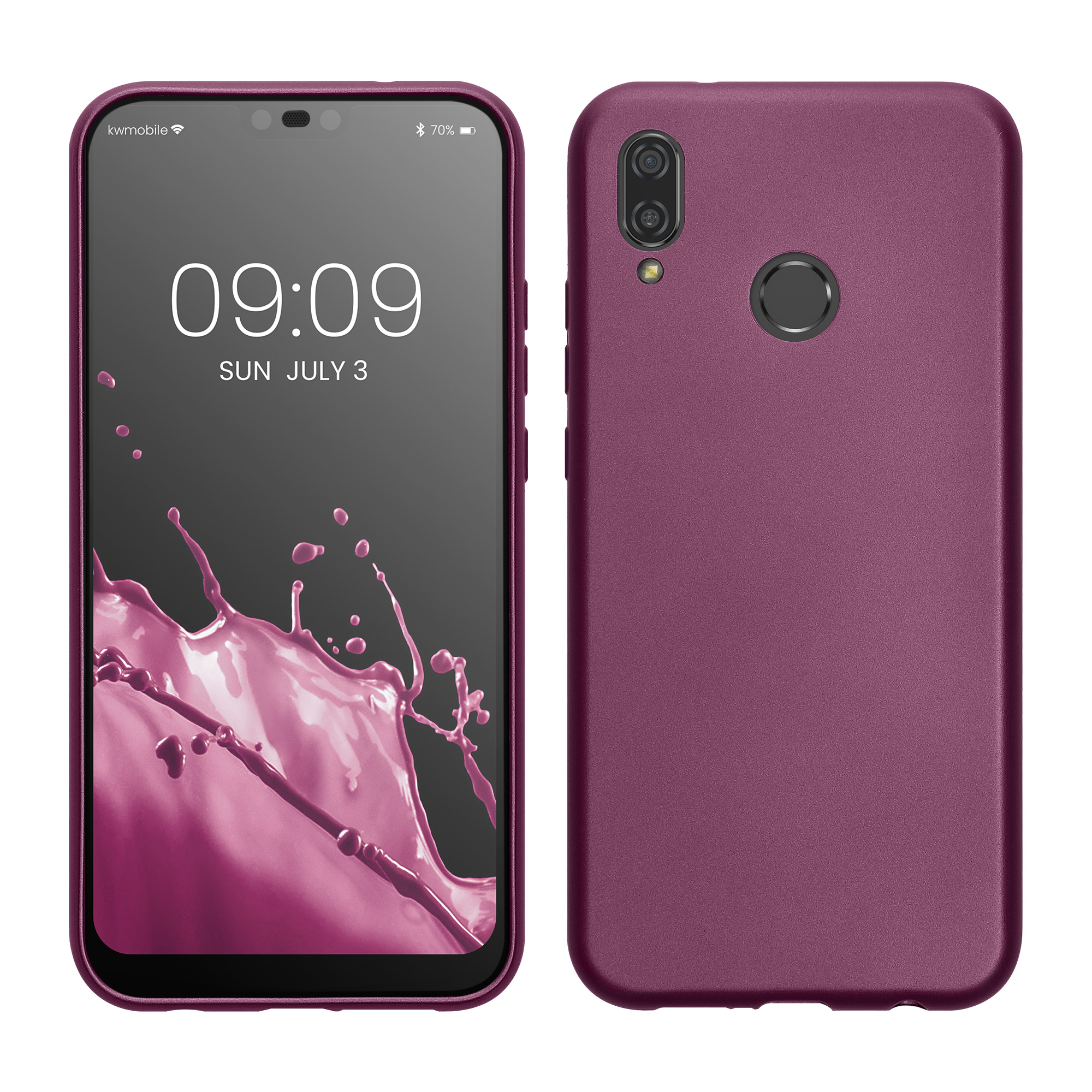 Kryt kwmobile Huawei P20 Lite, metalická levandulová