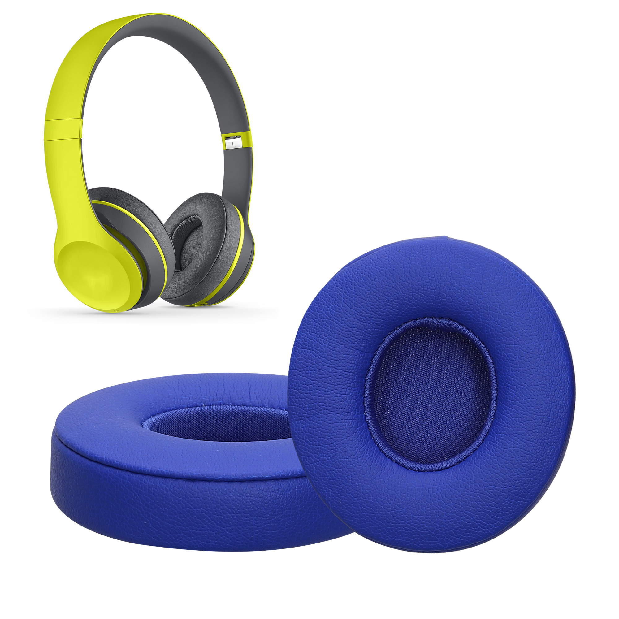 Náhradní náušníky kwmobile pro Beats Solo 2 Wireless / Solo 3 Wireless Replacement Ear Pads, bé