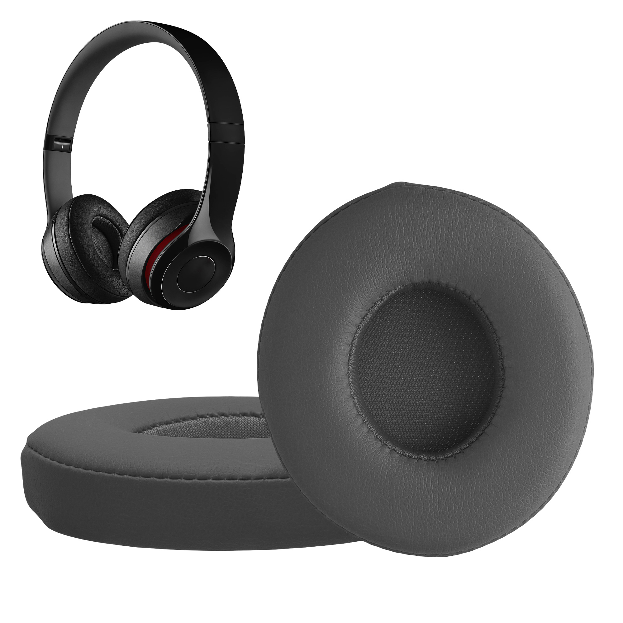 Náhradní náušníky kwmobile pro Beats Solo 2 Wireless / Solo 3 Wireless Replacement Ear Pads, tm