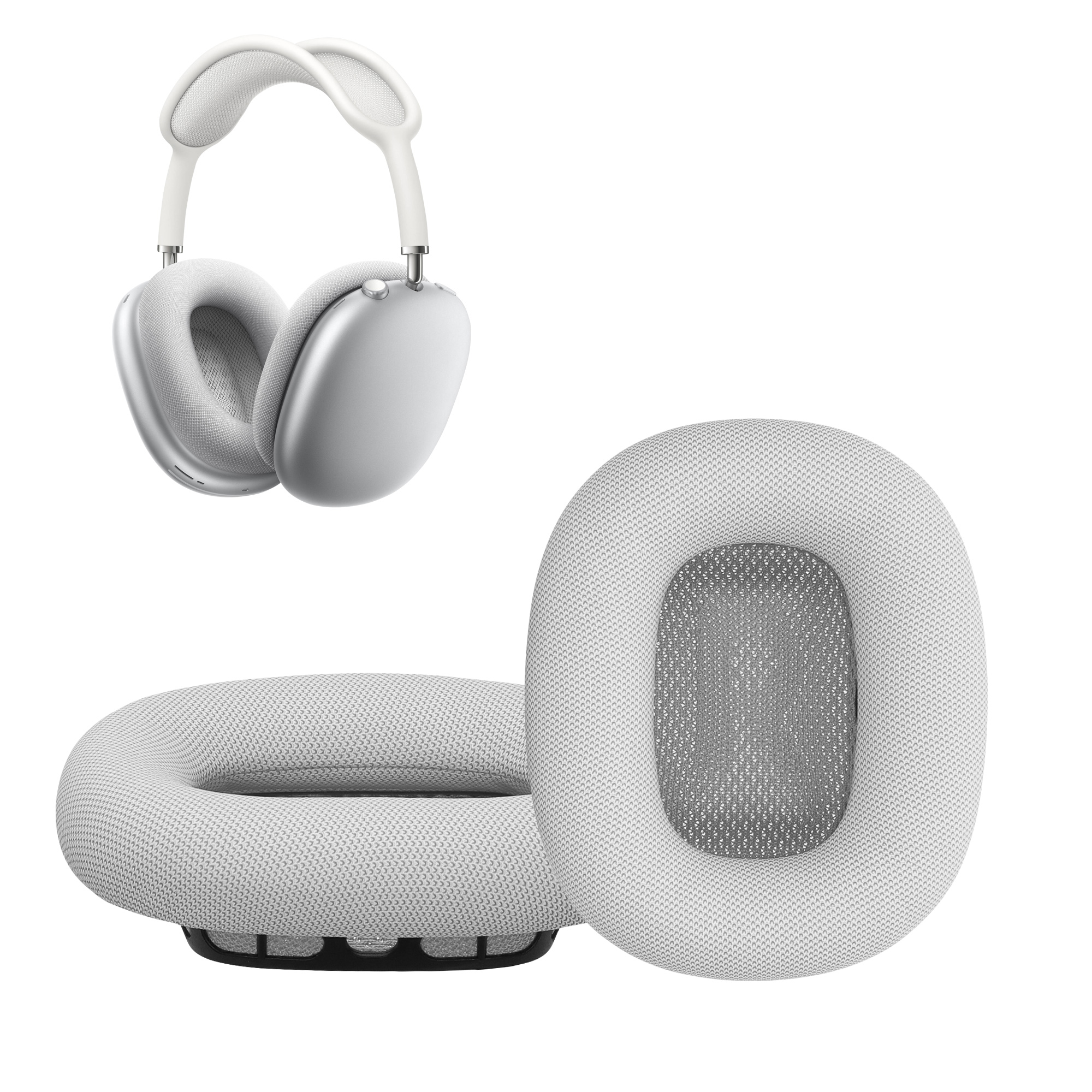 Náhradní ušní polštářky sluchátka Bose Quietcomfort 35 35II 25 15 stříbrná kwmobile