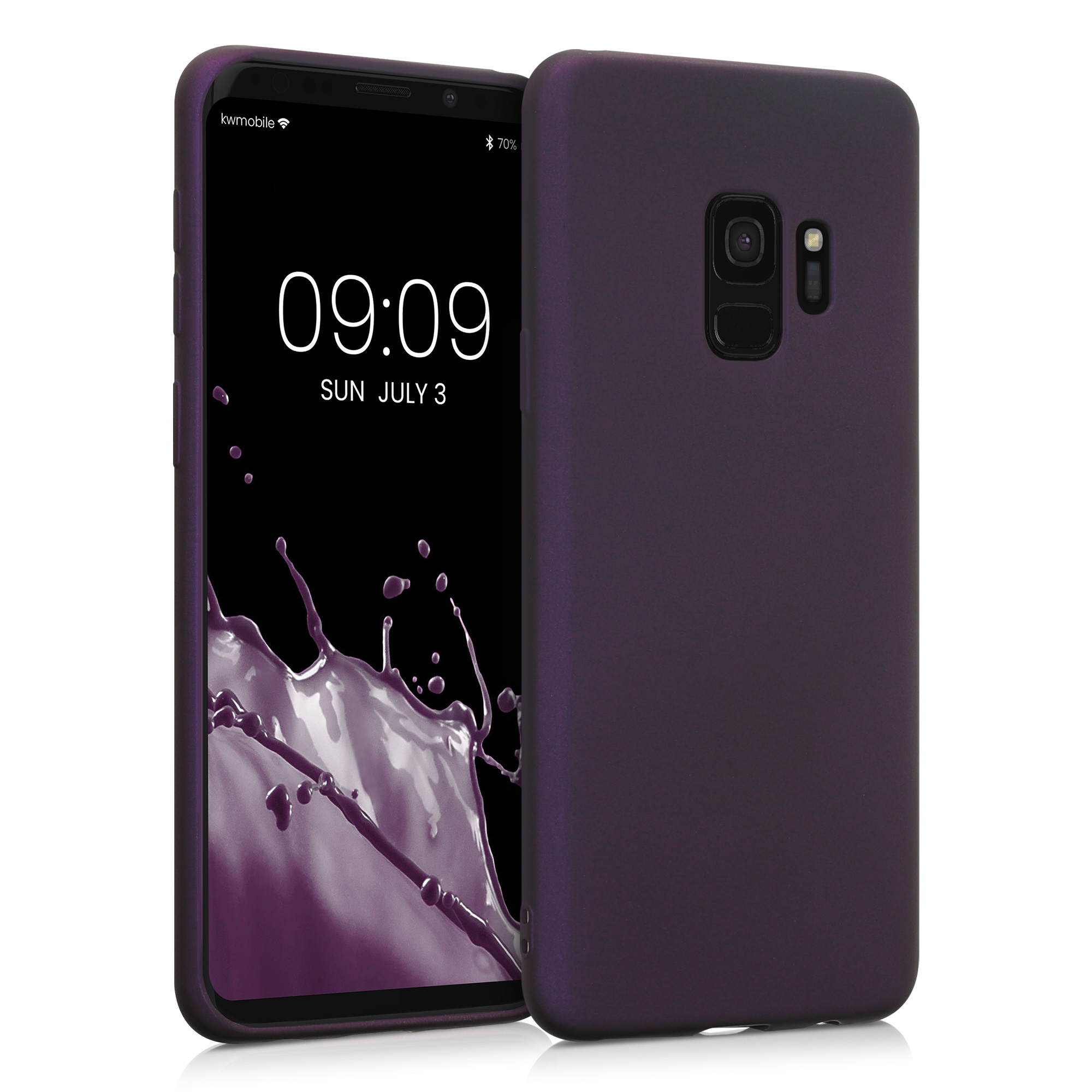 Kryt na mobil Galaxy S9 kwmobile metalický metalicky bobulový